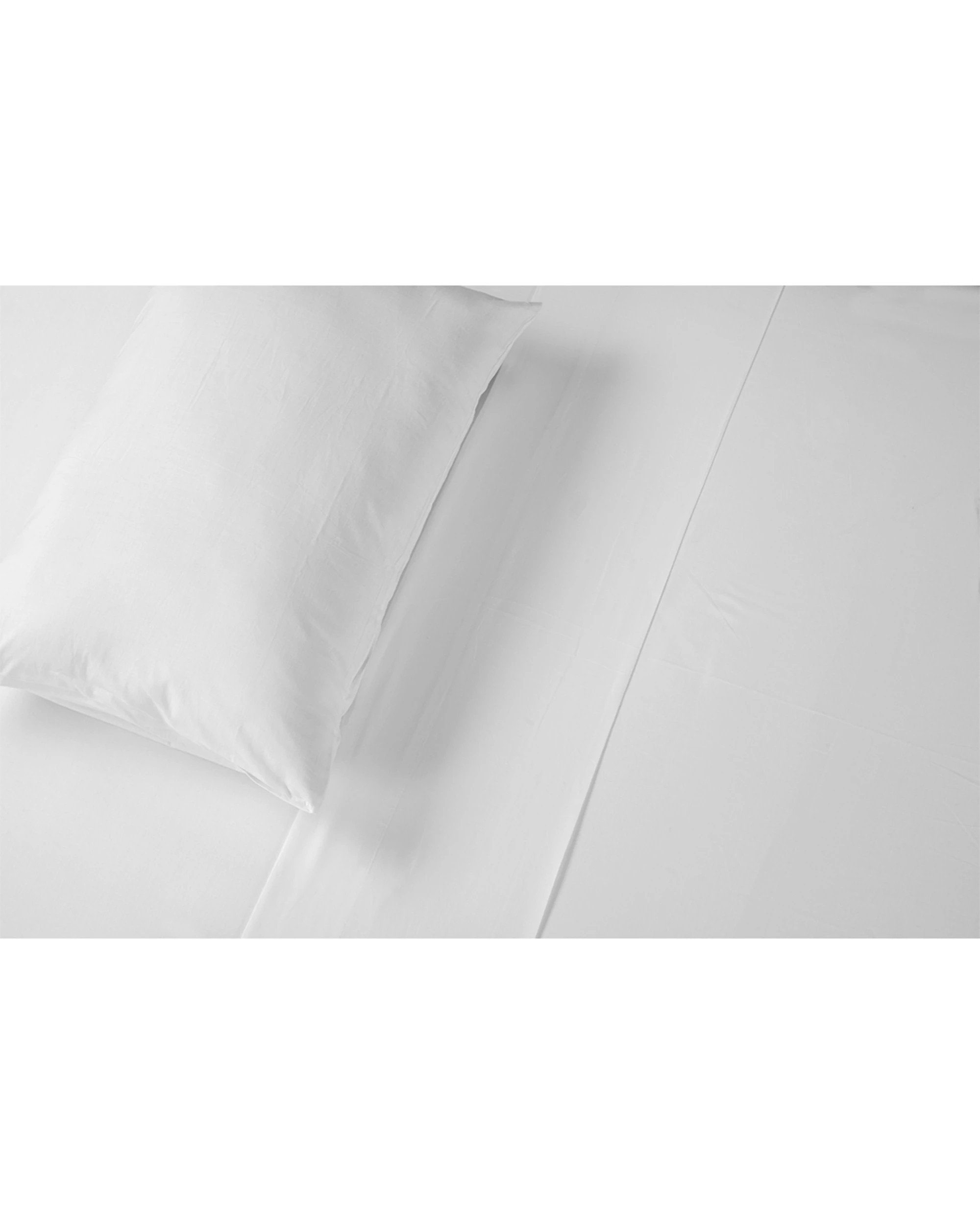 3 Jason Commercial Cotton Deluxe Pillow Case Tailored 2PK 48x73cm - White, 3 of 3
