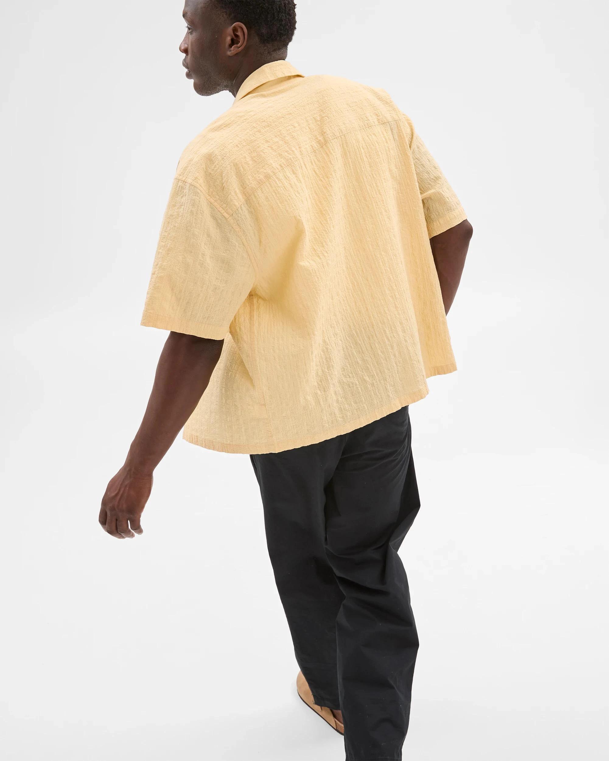 6 Australian Cotton Rich Short Sleeve Shirt - Commons FLORAL SOYABEAN, 6 of 6