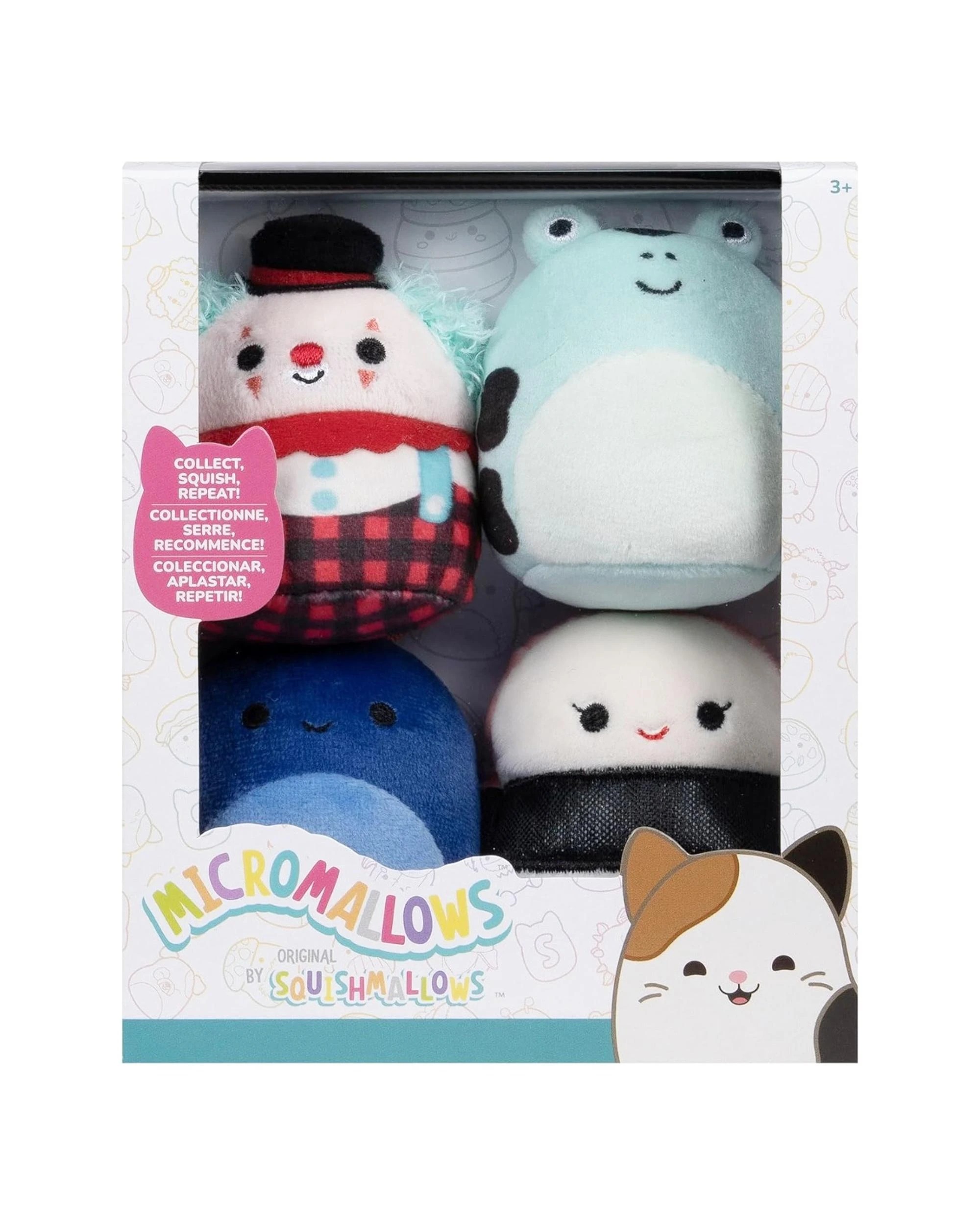 1 Squishmallows Micromallows 2.5 inch Plush 4 Pack - Solenn the Sushi, 1 of 3