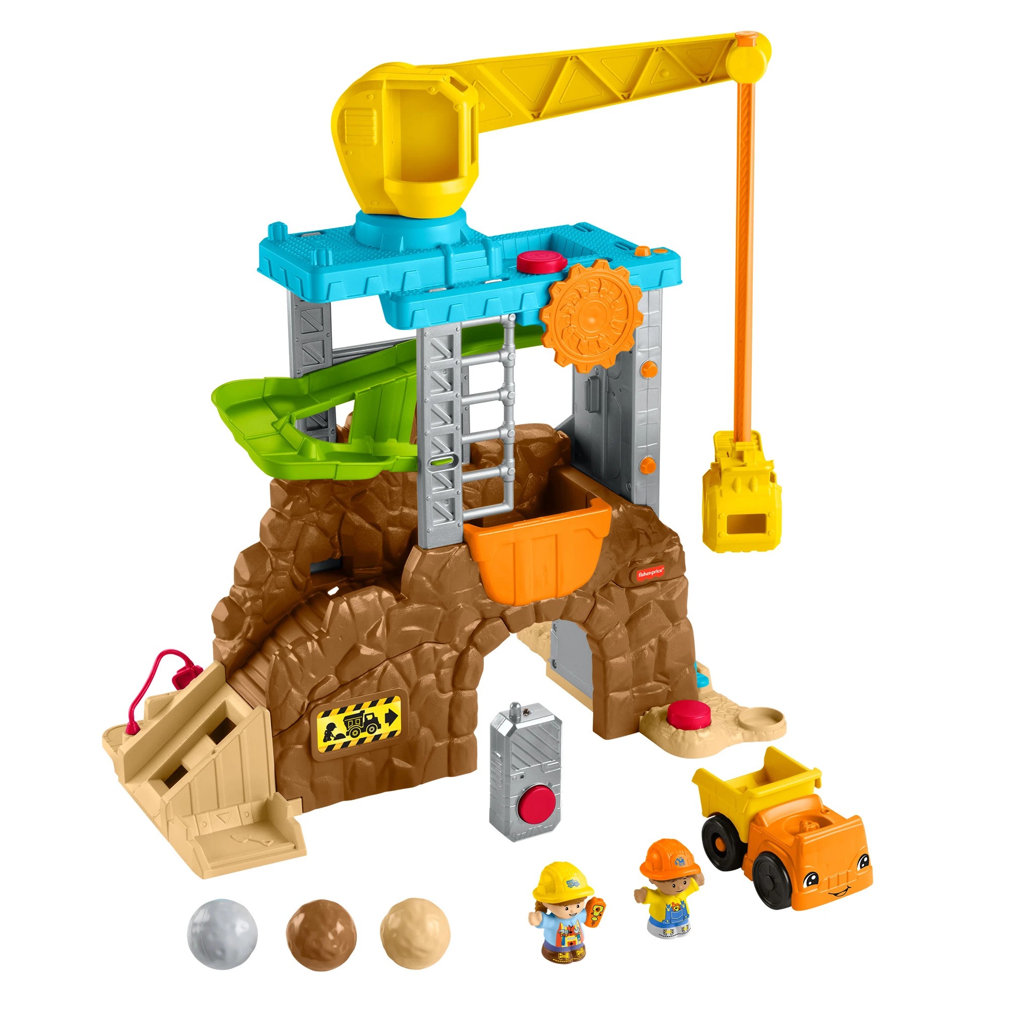 2 Fisher-Price Little People Work Together Construction Site Toddler Playset, 2 of 6