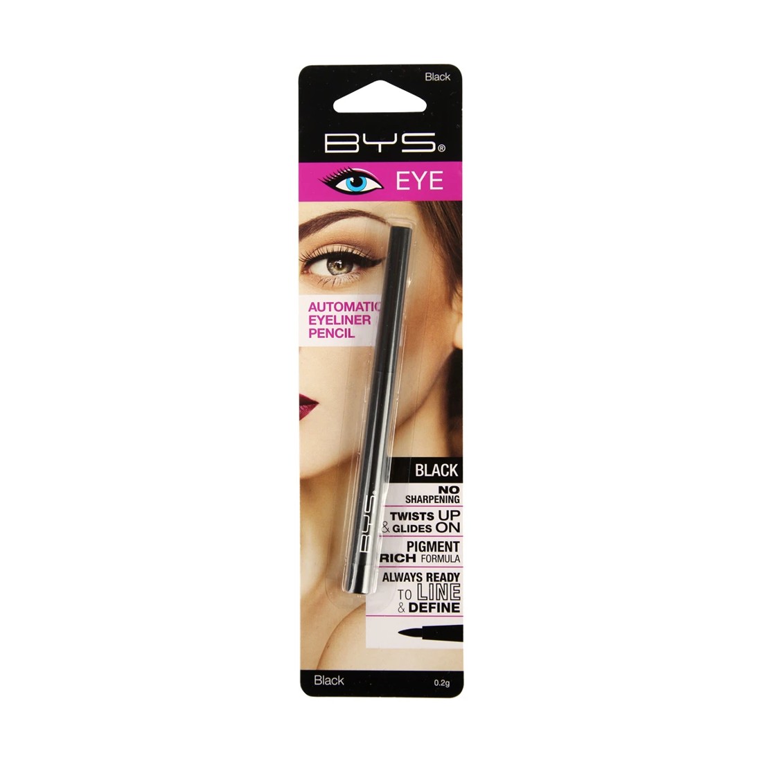 1 BYS Automatic Eyeliner Pencil - Black, 1 of 1