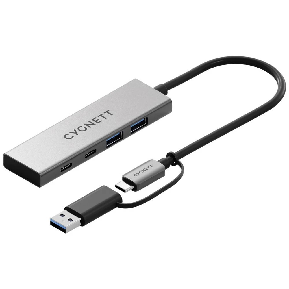 1 Cygnett 4-in-1 USB-C to USB-A/C Hub, 1 of 4