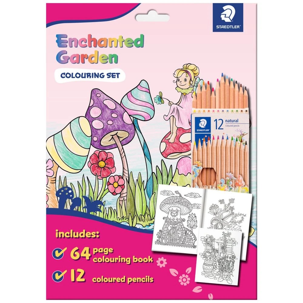 1 Staedtler Colouring Set Enchanted Garden, 1 of 4