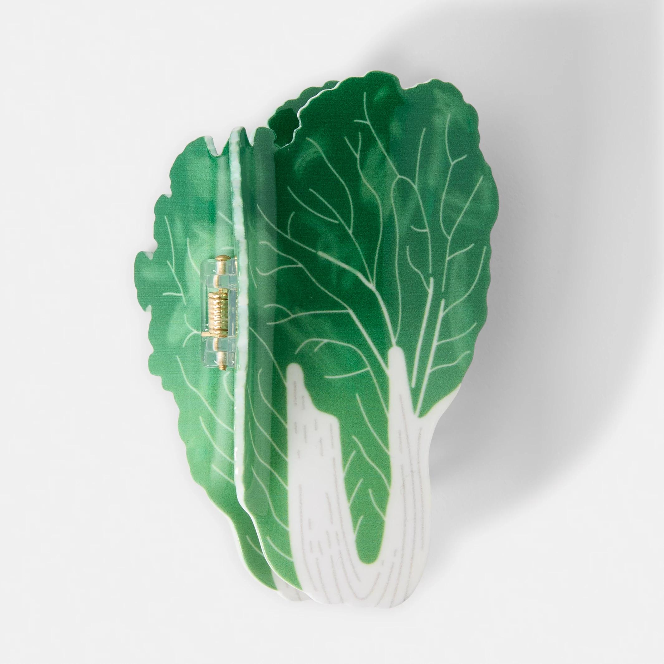 1 Green Bok Choy Claw Hair Clip Green1, 1 of 4