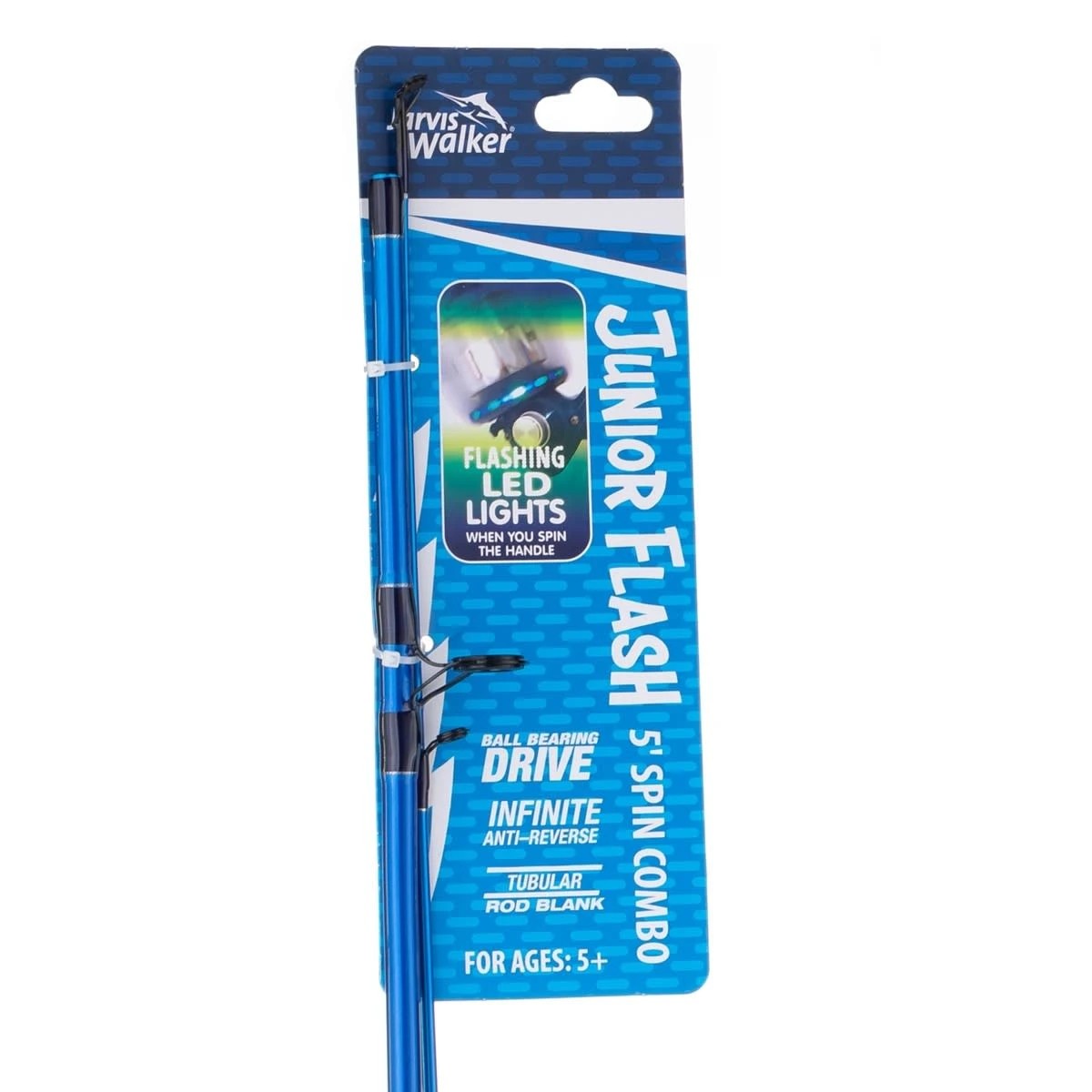 5 Jarvis Walker Junior Flash Spin Combo - 5ft., Blue, 5 of 6