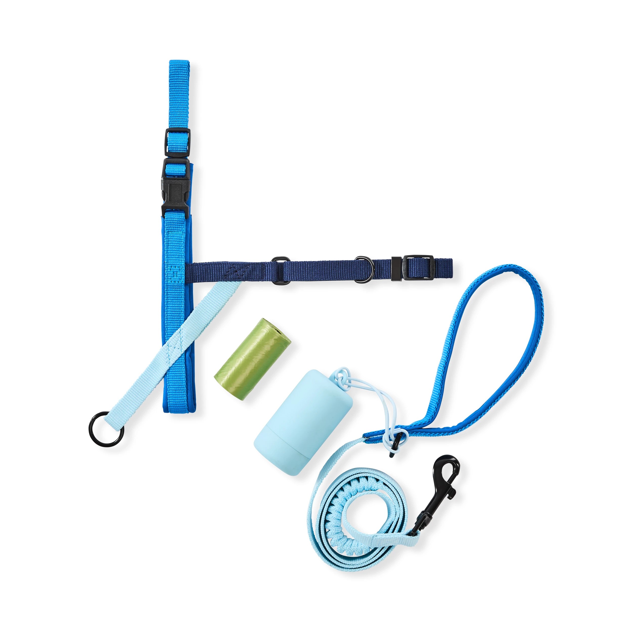 2 Pet Walking Set - Small, Blue, 2 of 5