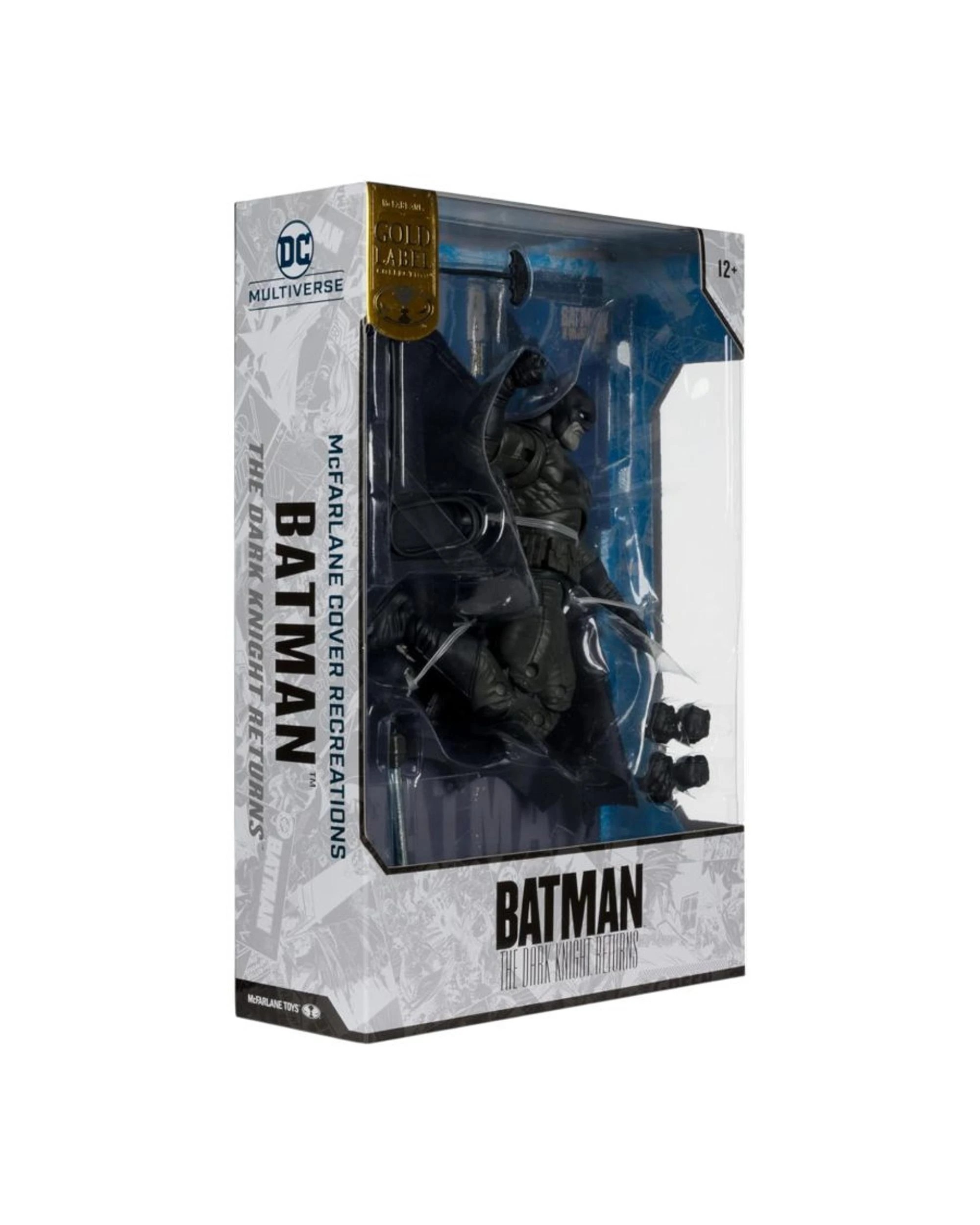 2 DC Multiverse Cover Recreations Batman The Dark Knight Returns Gold Label 7 Inch Figure, 2 of 10