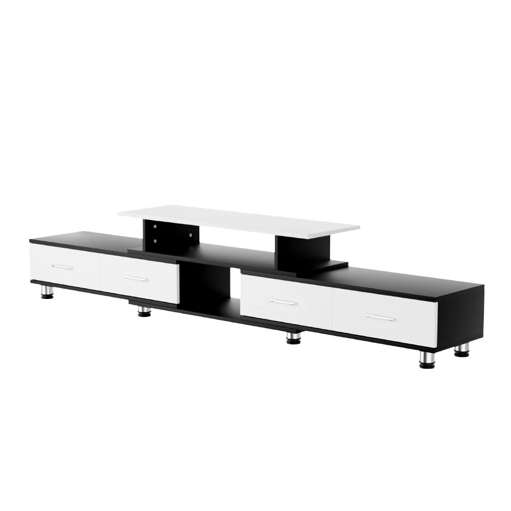 1 Artiss TV Cabinet Entertainment Unit Extendable 160CM To 220CM - Multi, 1 of 3