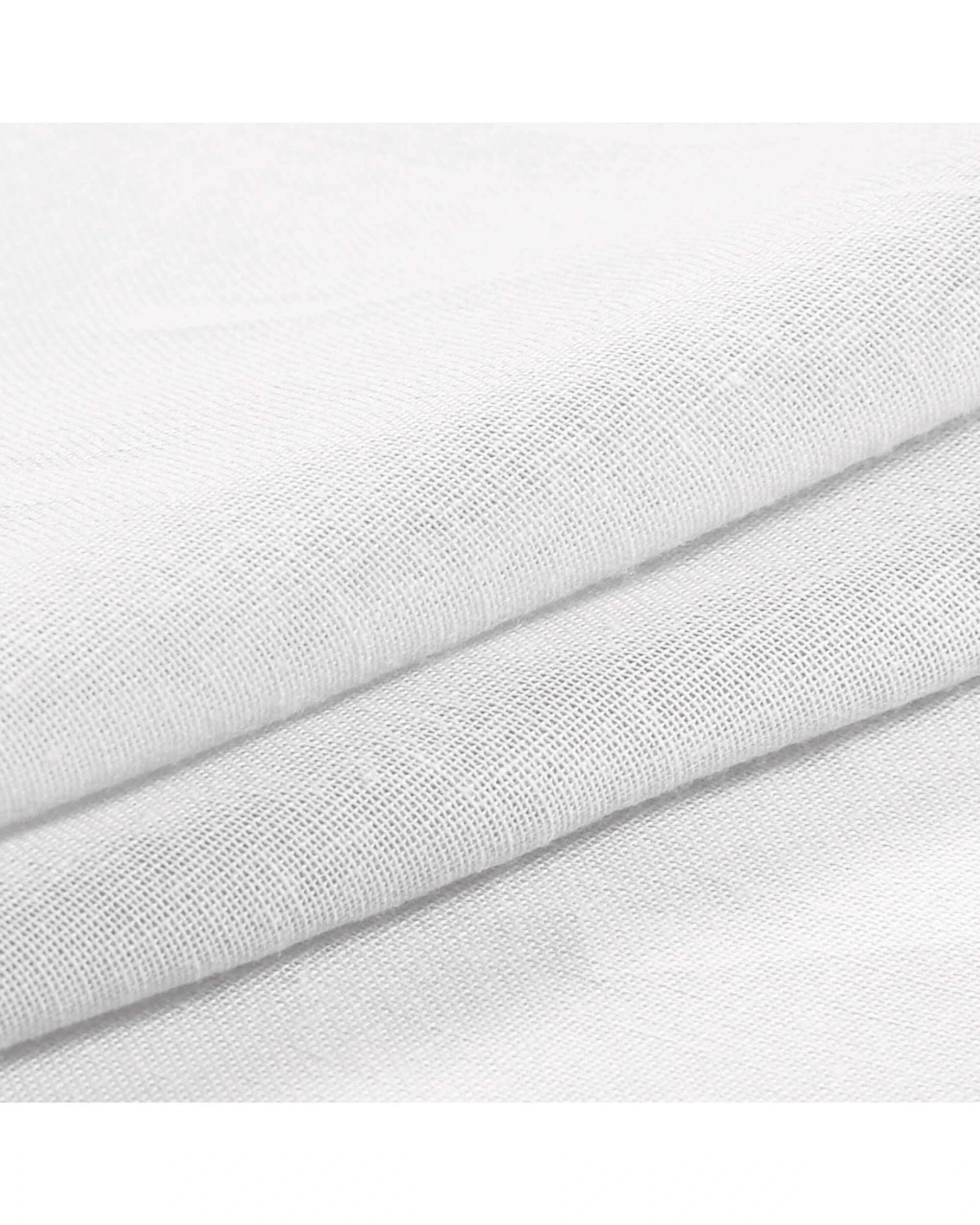 4 Smarcute Outdoor Linen Sheer Tab Top Curtain - 2X 132x241cm - White, 4 of 4