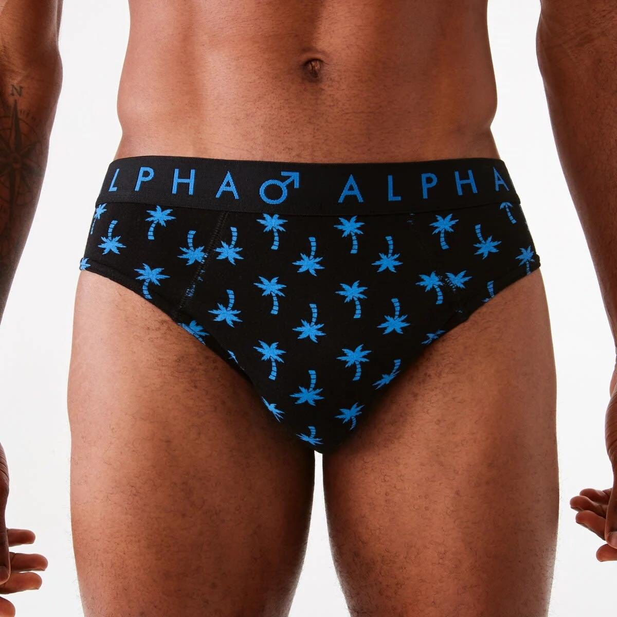 2 5 Pack Printed Briefs Icons Tropical, 2 of 10