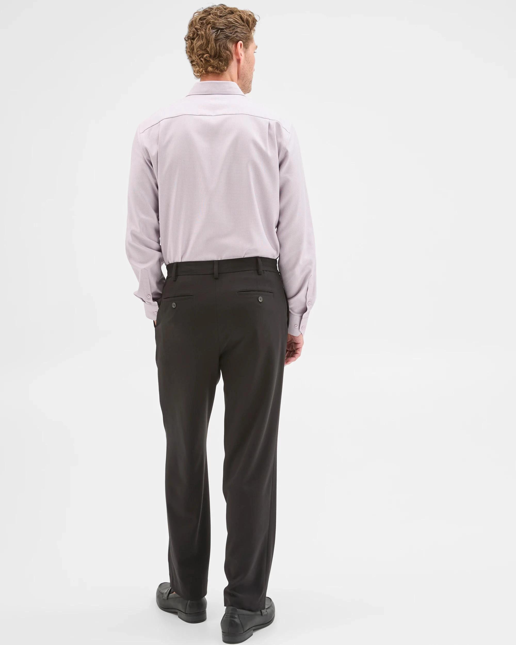 6 Preview Australian Cotton Textured Dobby Shirt PINK, 6 of 7