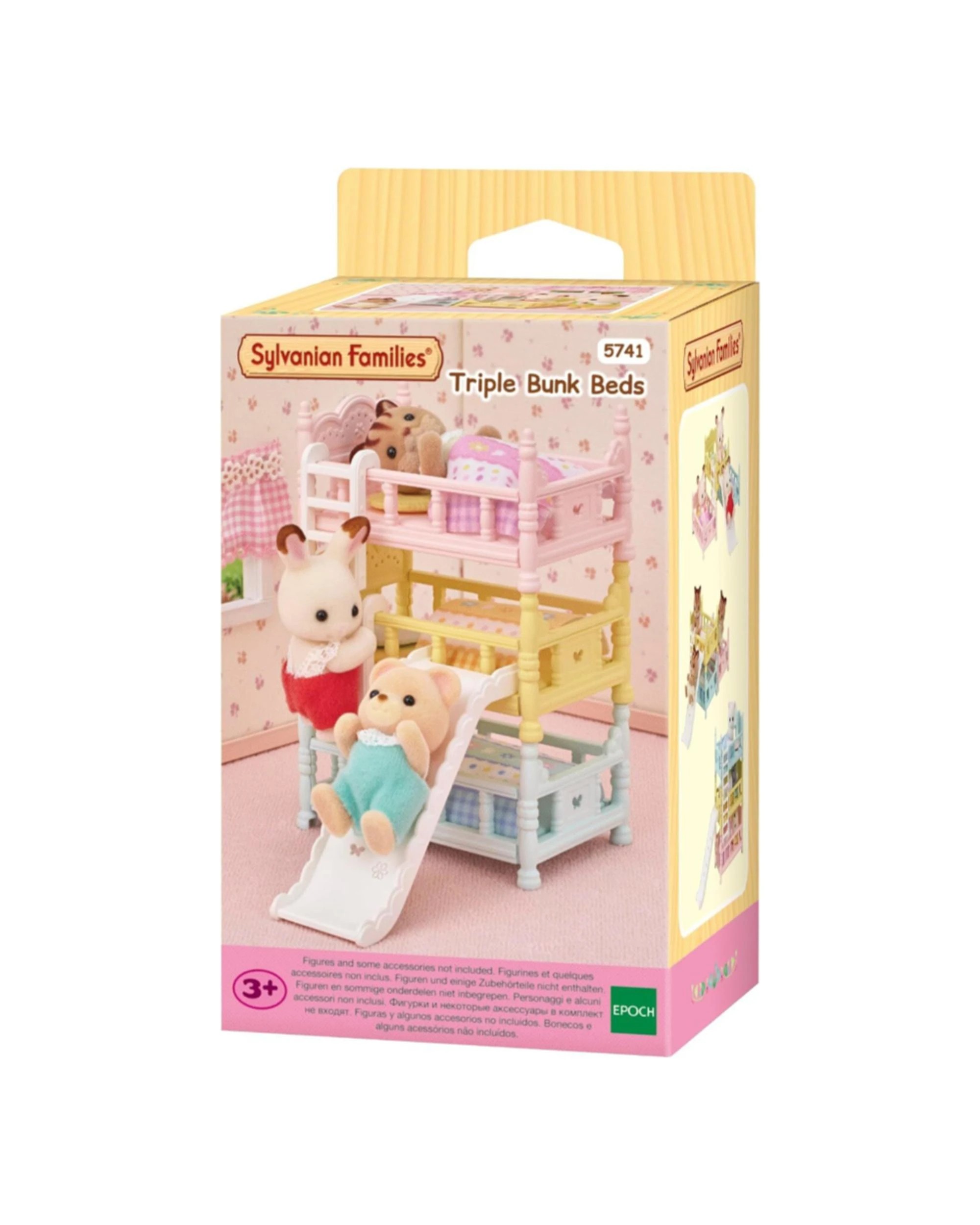 1 Sylvanian Families Triple Bunk Beds with Slide, 1 of 5