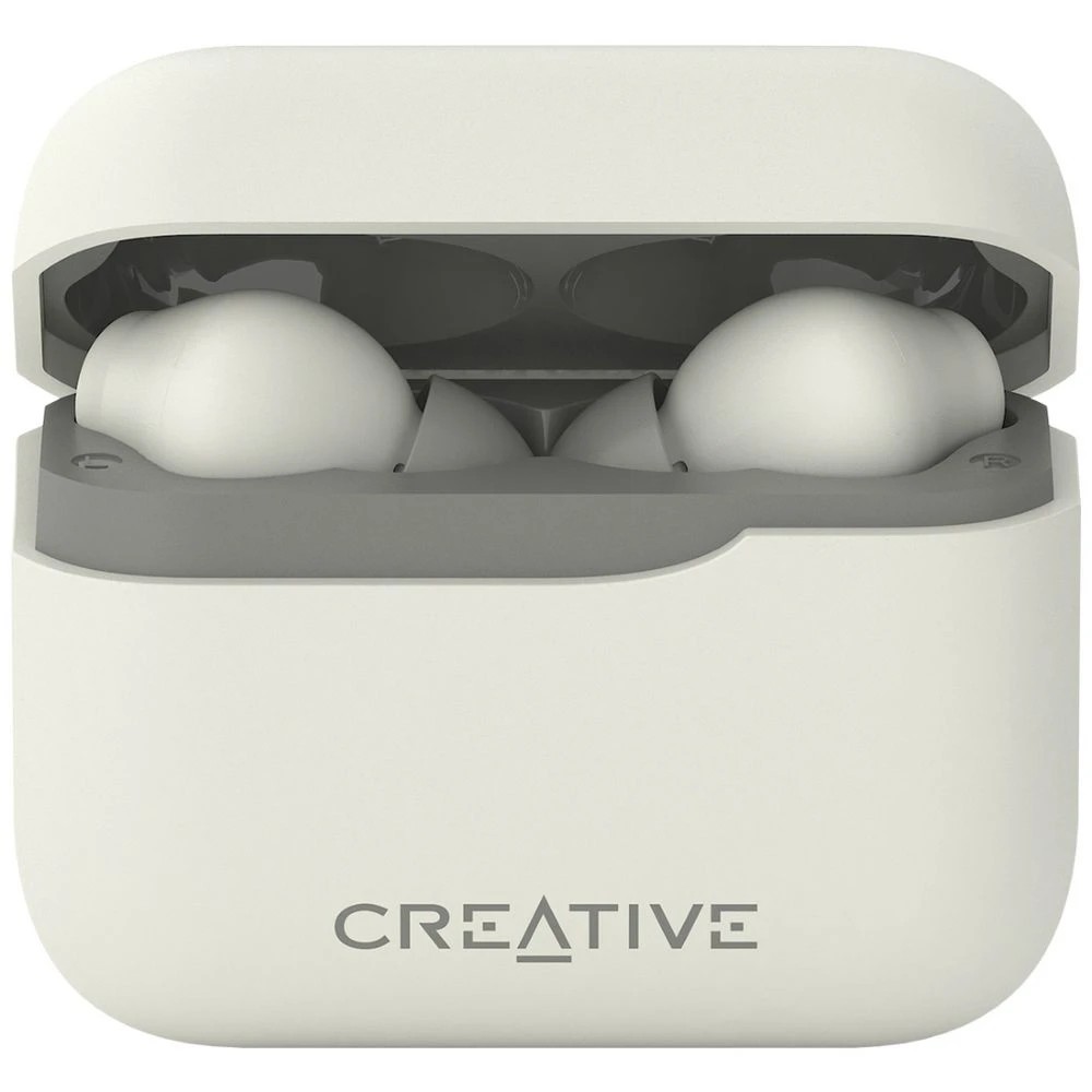 3 Creative Zen Air Plus Wireless Earbuds Cream, 3 of 4