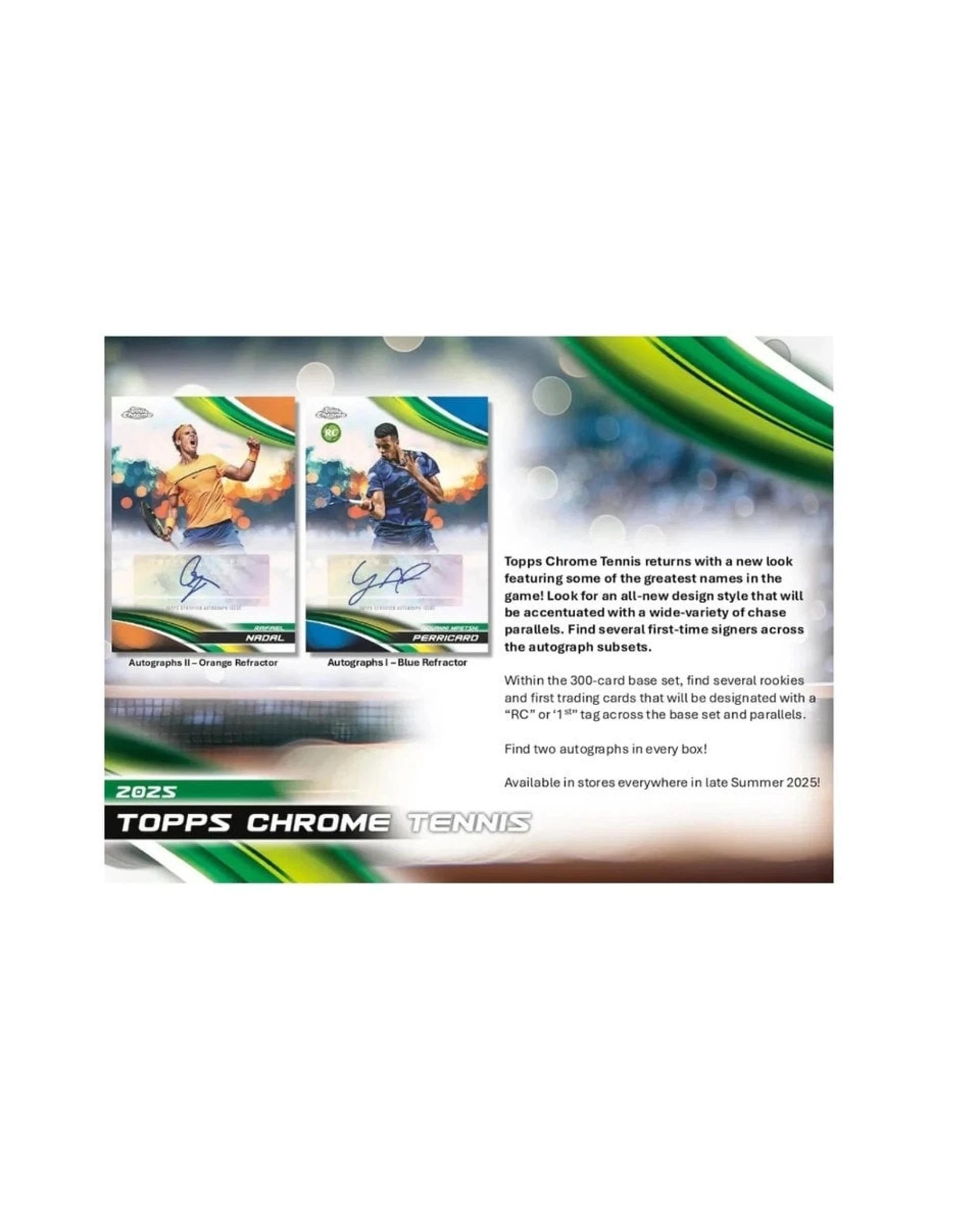 3 Topps Chrome Tennis 2025 Hobby Pack, 3 of 6