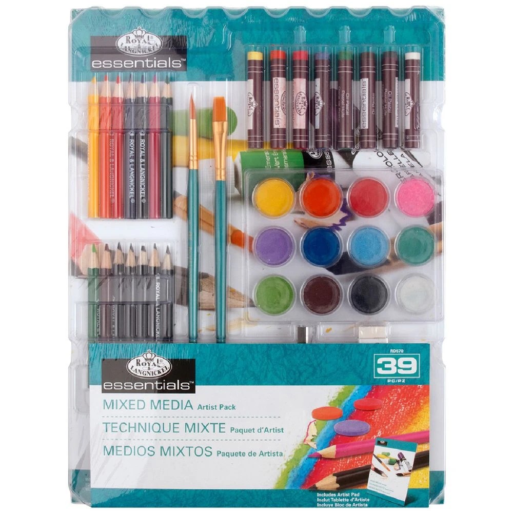1 Royal & Langnickel Mixed Media Artist Pack 39 Piece, 1 of 8