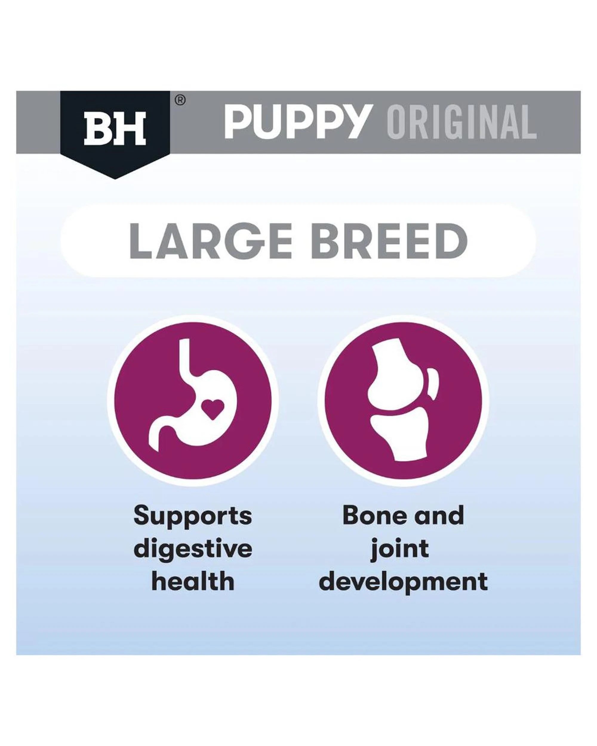 6 Black Hawk Puppy Large Breed Original Dry Dog Food Lamb & Rice 20kg, 6 of 9