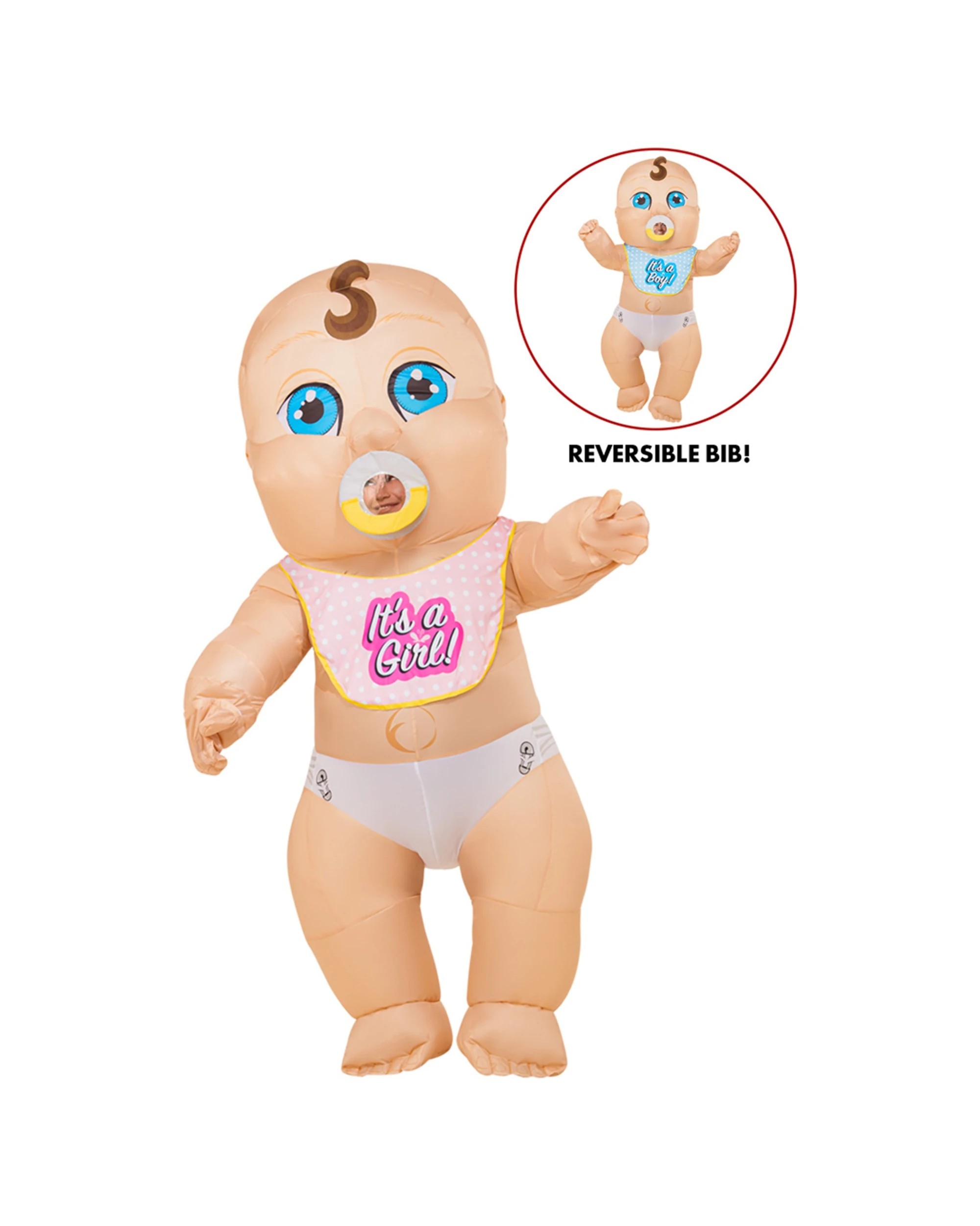 1 Rubies Unisex Baby Inflatable Costume Adult Halloween Party Dress Up - Multi, 1 of 3