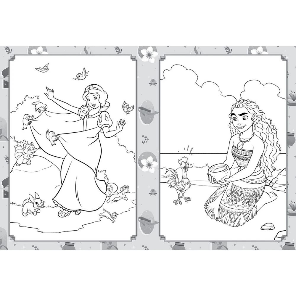 4 Scholastic Mega Colouring Book Disney Princess, 4 of 4