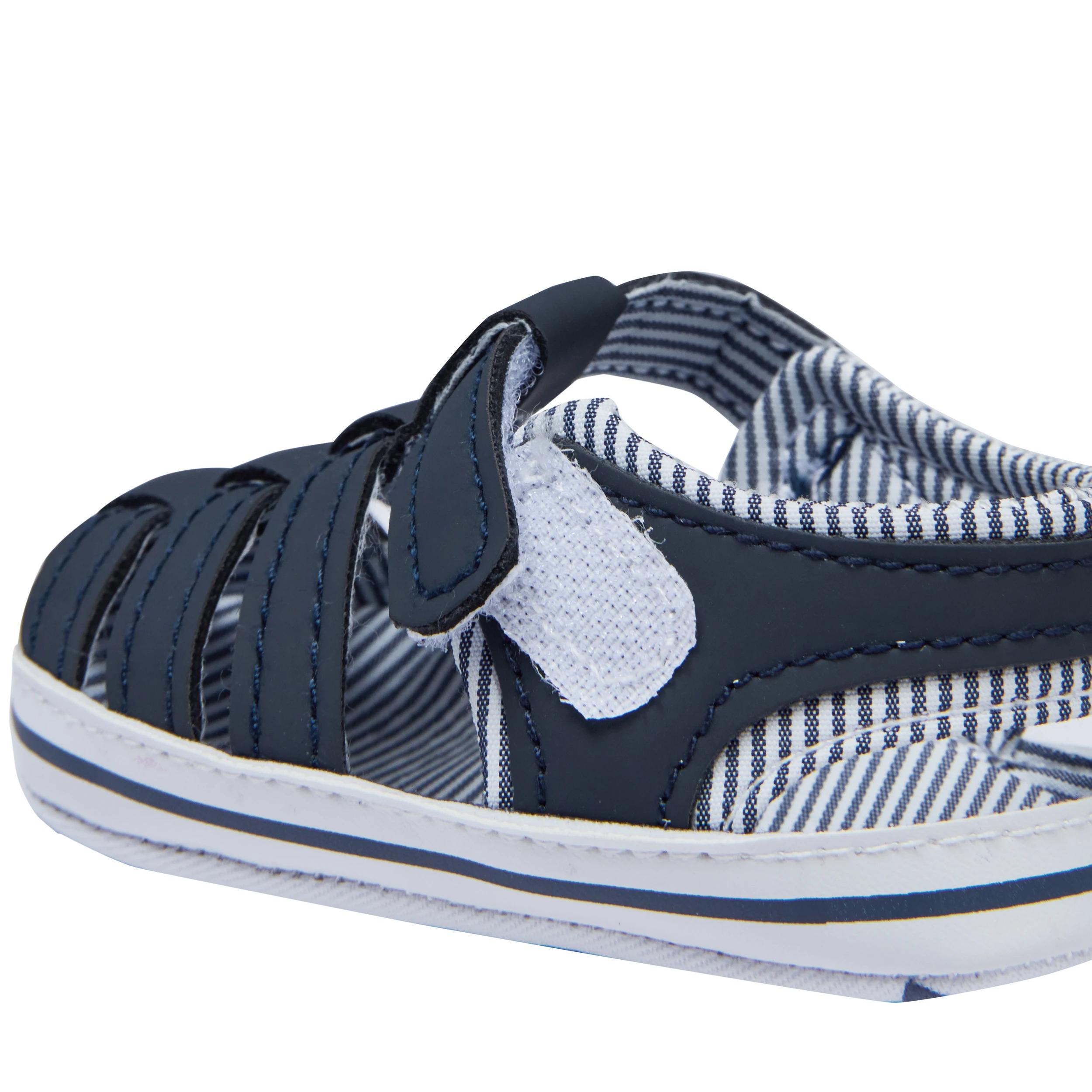 4 Snugtime strappy Boy Sandal size 2 BLUE, 4 of 5
