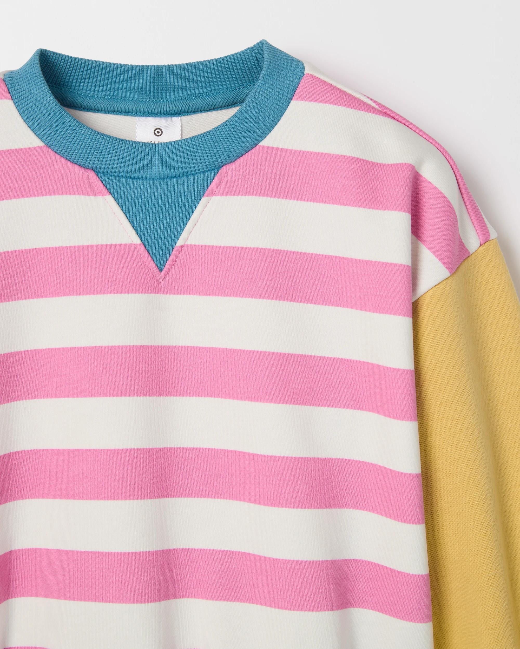 6 Target Kids Australian Cotton Blend Jumper and Shorts Set PINK STRIPE, 6 of 6