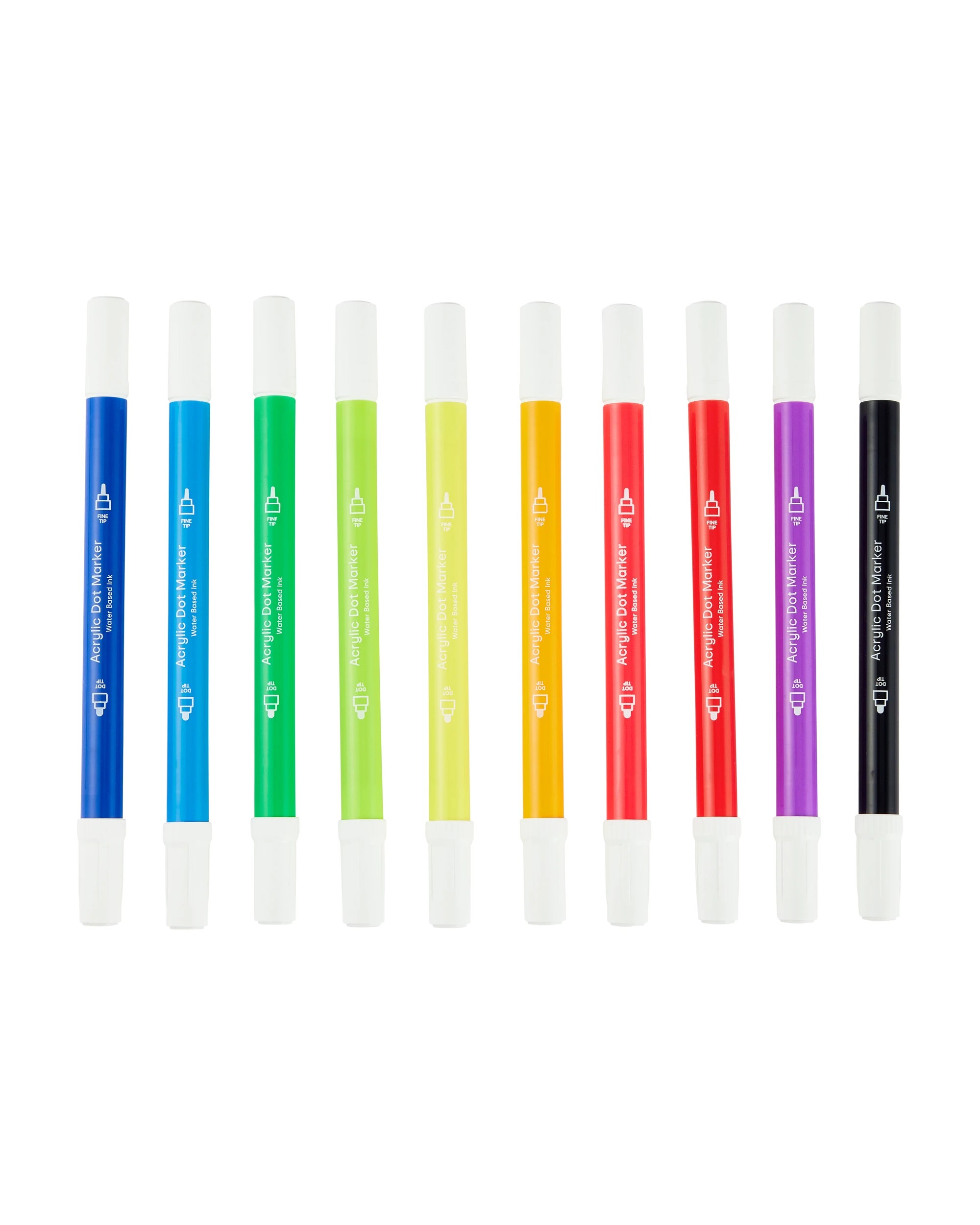 2 10 Pack Dual-Tip Acrylic Dot Markers - Bright, 2 of 8