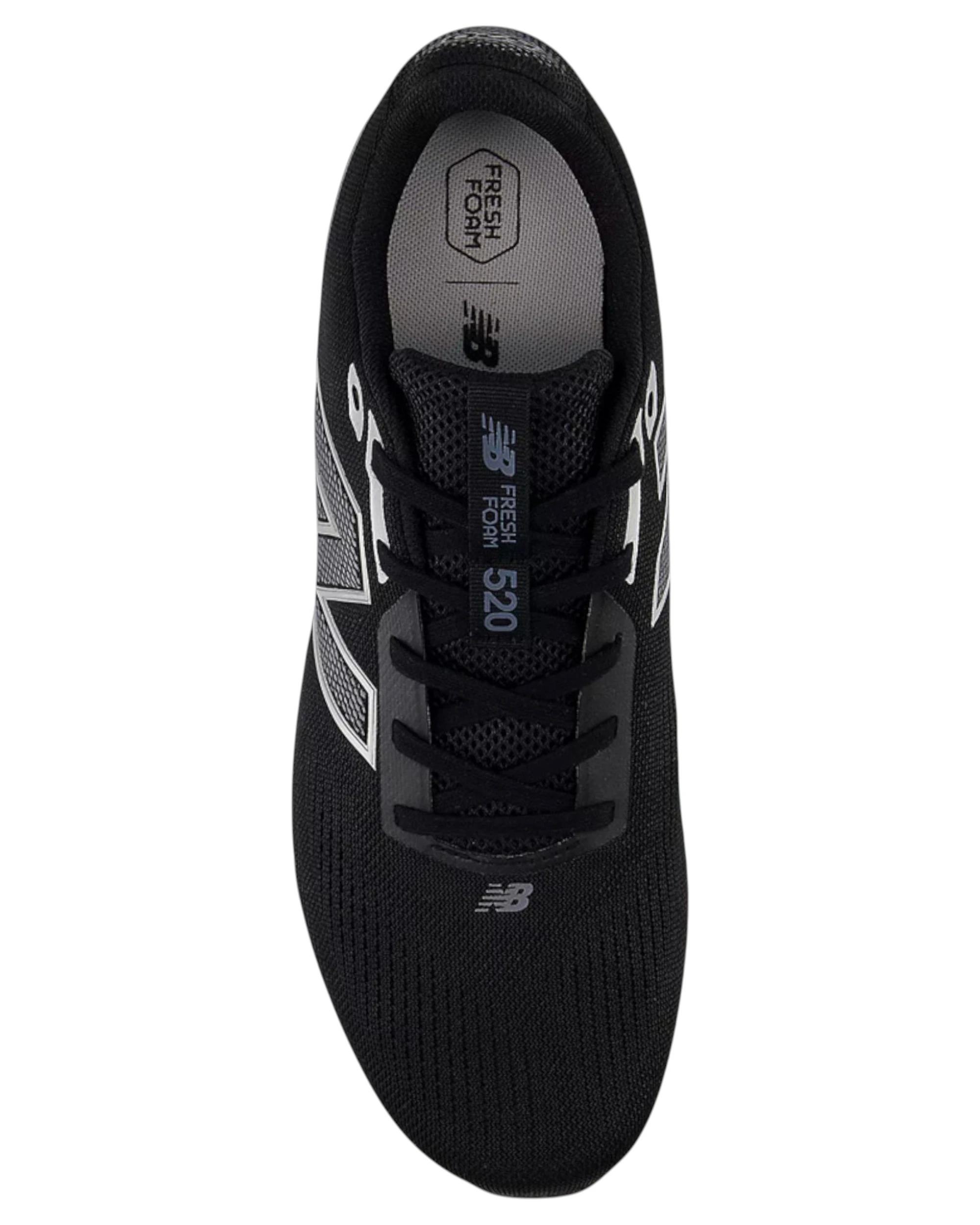5 New Balance Womens 520 Athletic Shoes BLACK, 5 of 5