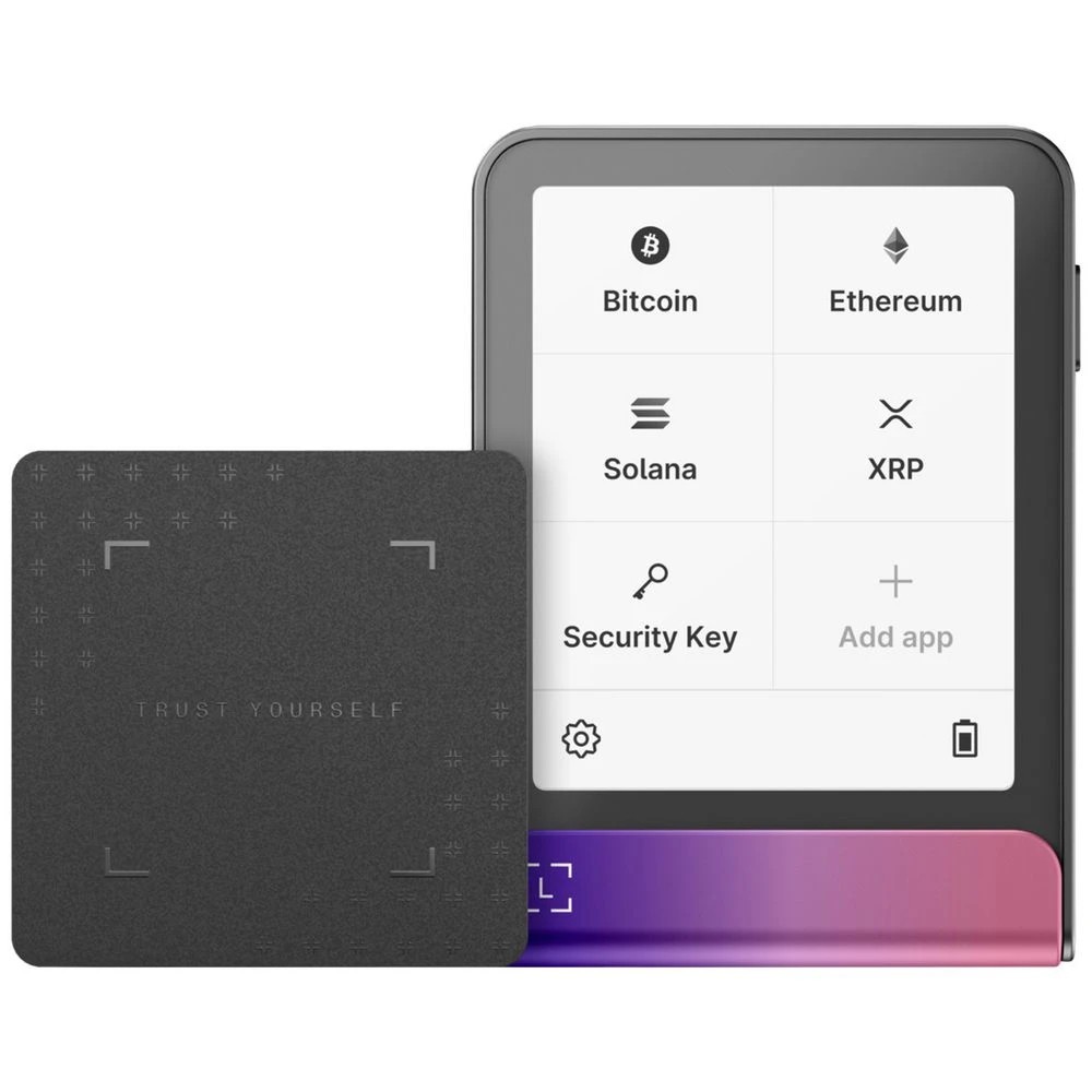 1 Ledger Flex Crypto Wallet with Recovery Key Crimson Magenta, 1 of 9