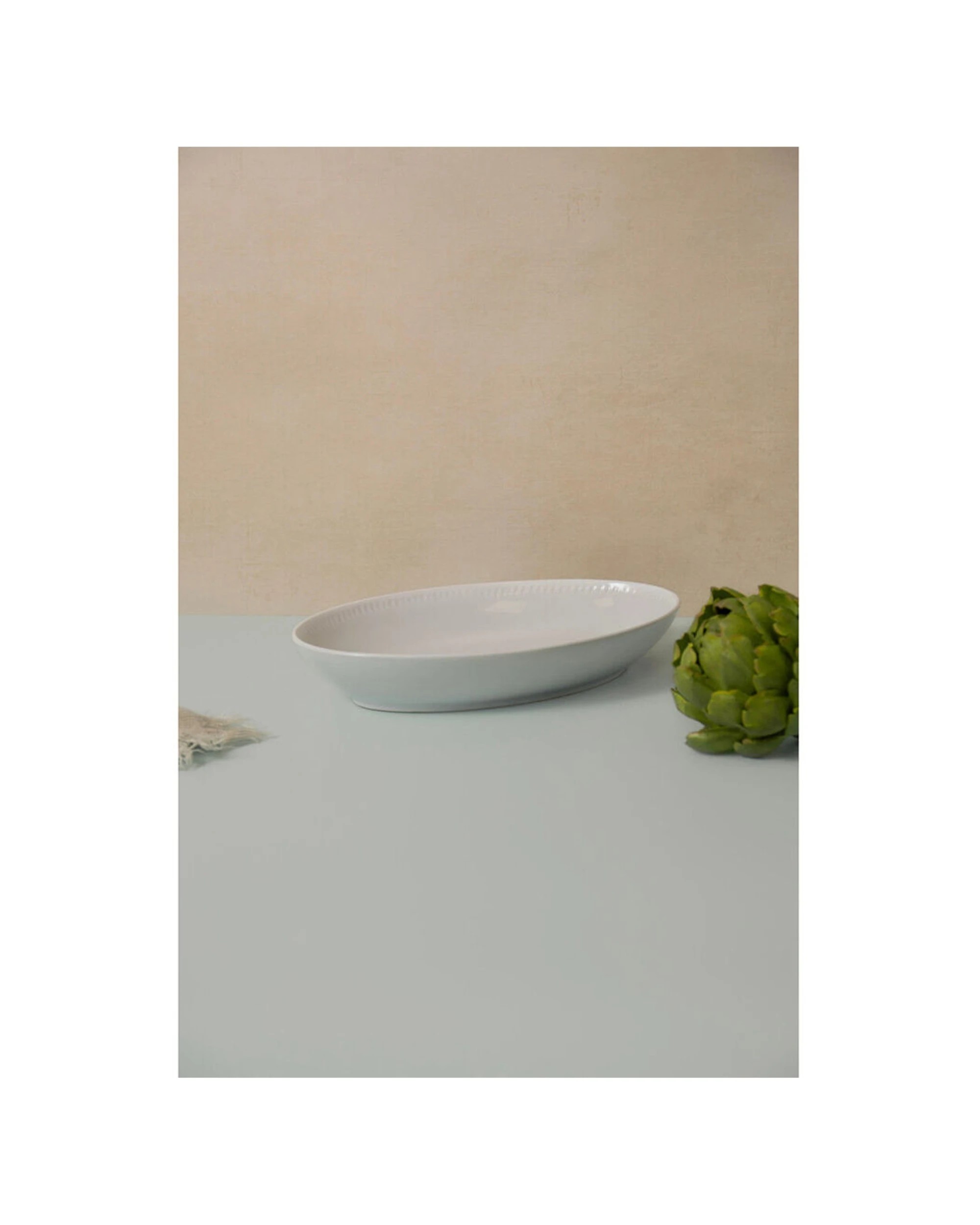 3 Mikasa Cranborne Stoneware Serving Bowl 30.5cm - White, 3 of 7