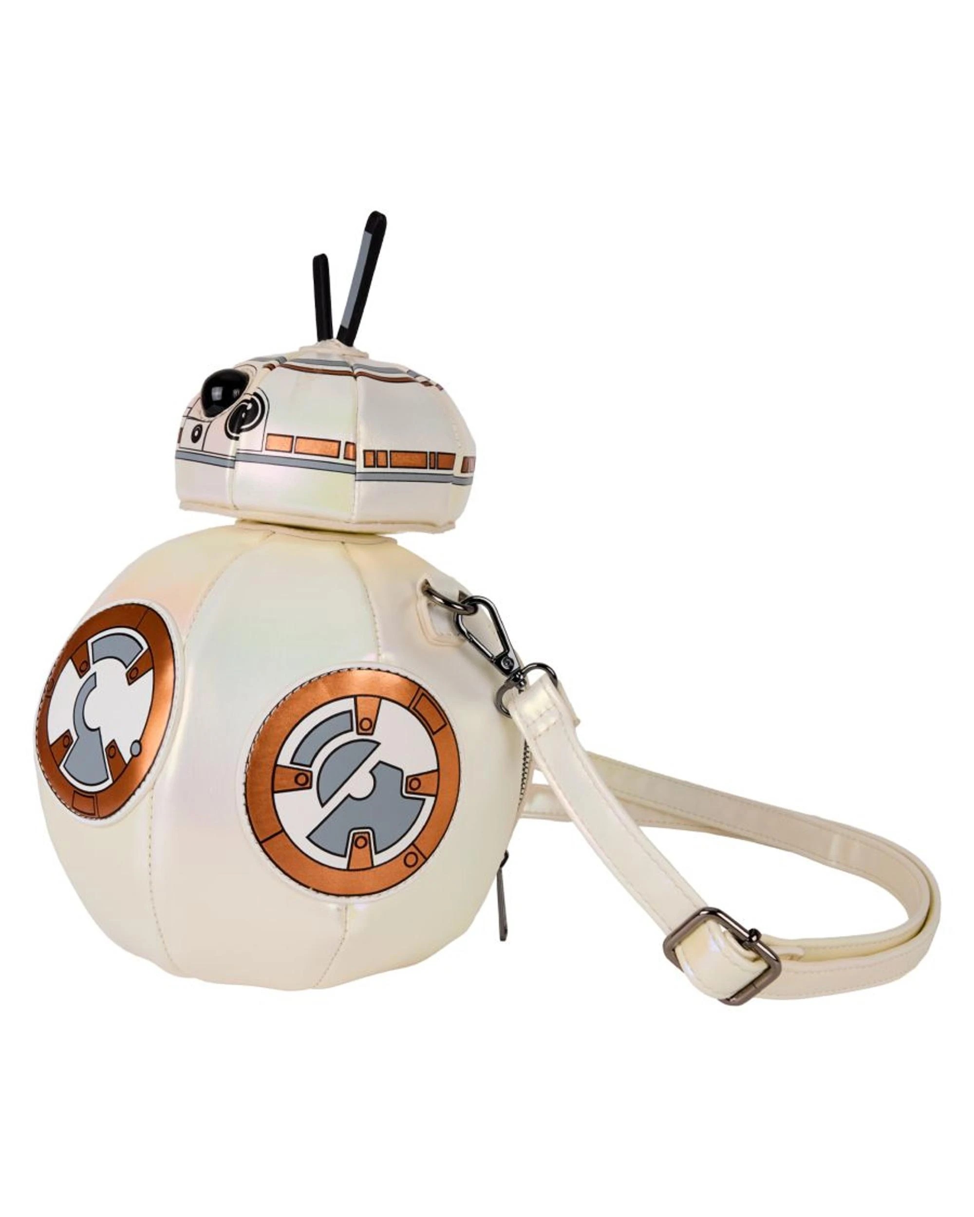 2 Loungefly Star Wars The Force Awakens BB-8 Figural Crossbody Bag - White, 2 of 3