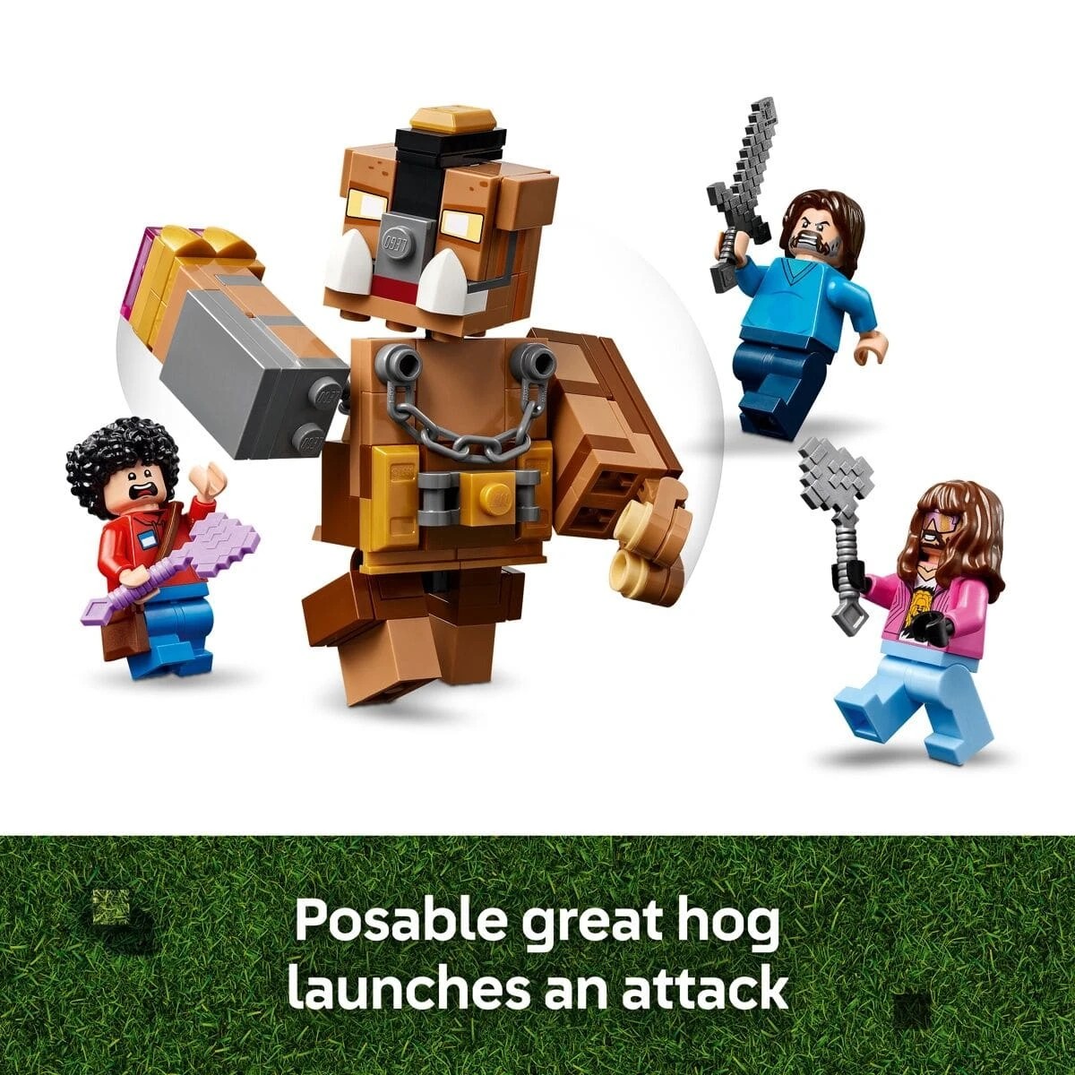 7 LEGO Minecraft Woodland Mansion Fighting Ring 21272, 7 of 9