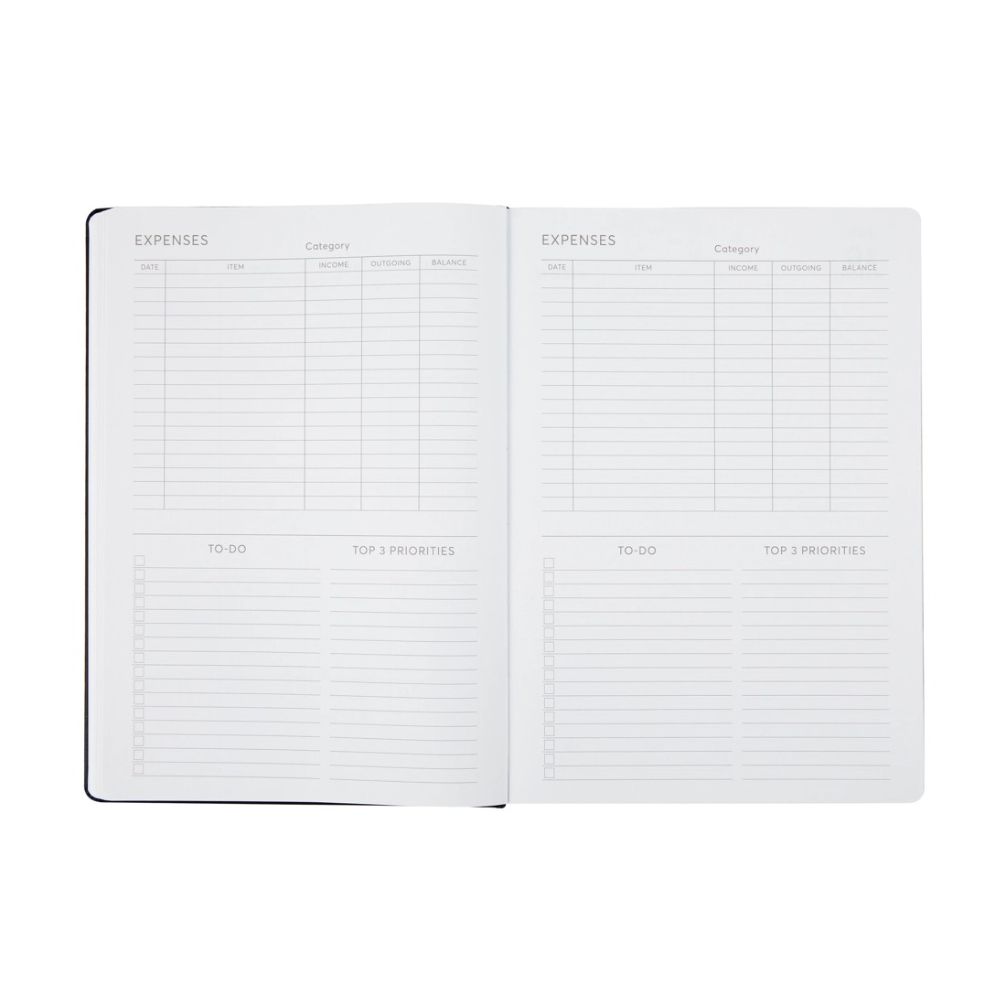 6 2026 Daily Diary - Black, 6 of 8