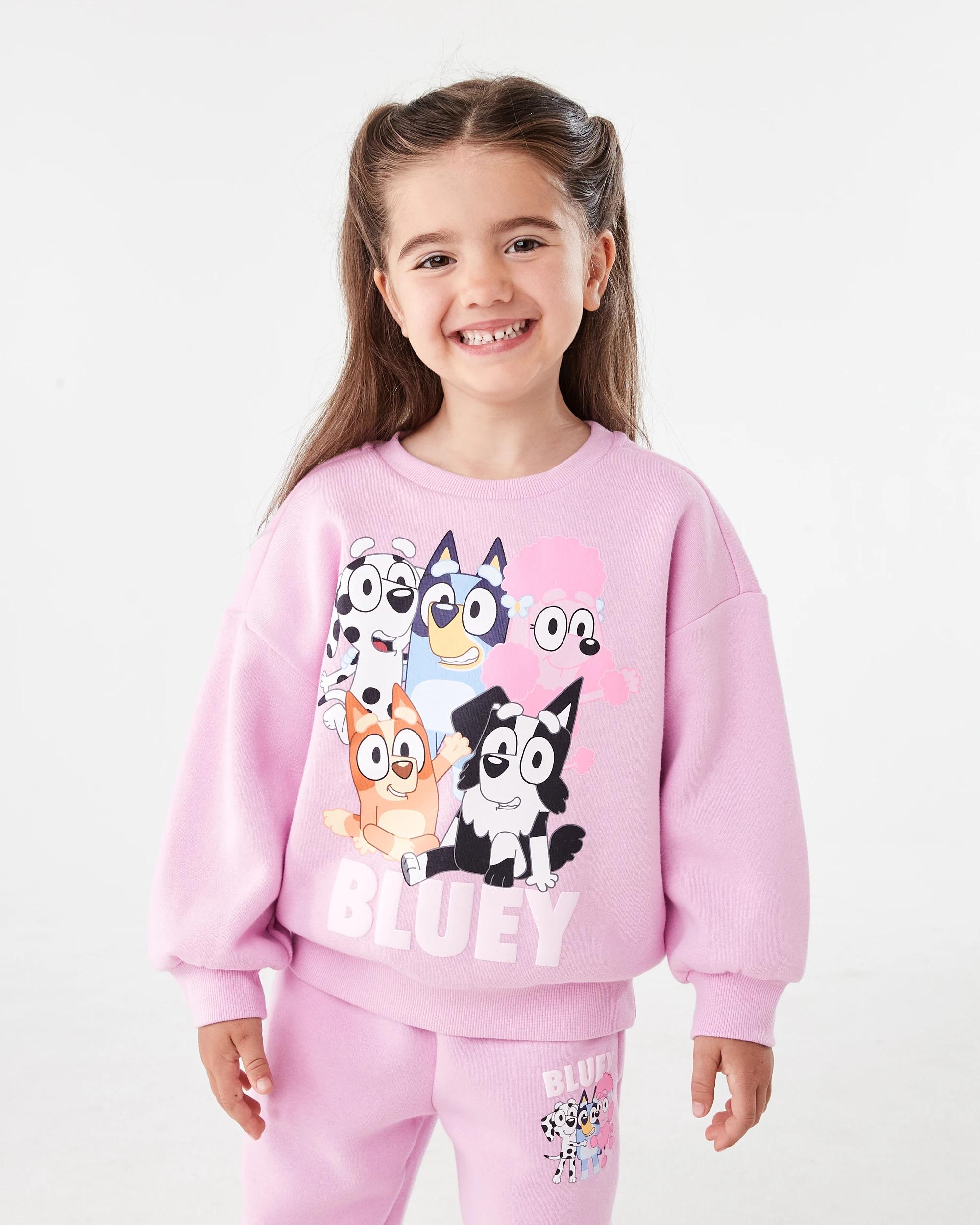 1 Bluey License Oversized Crew Neck Sweatshirt Bluey, 1 of 7