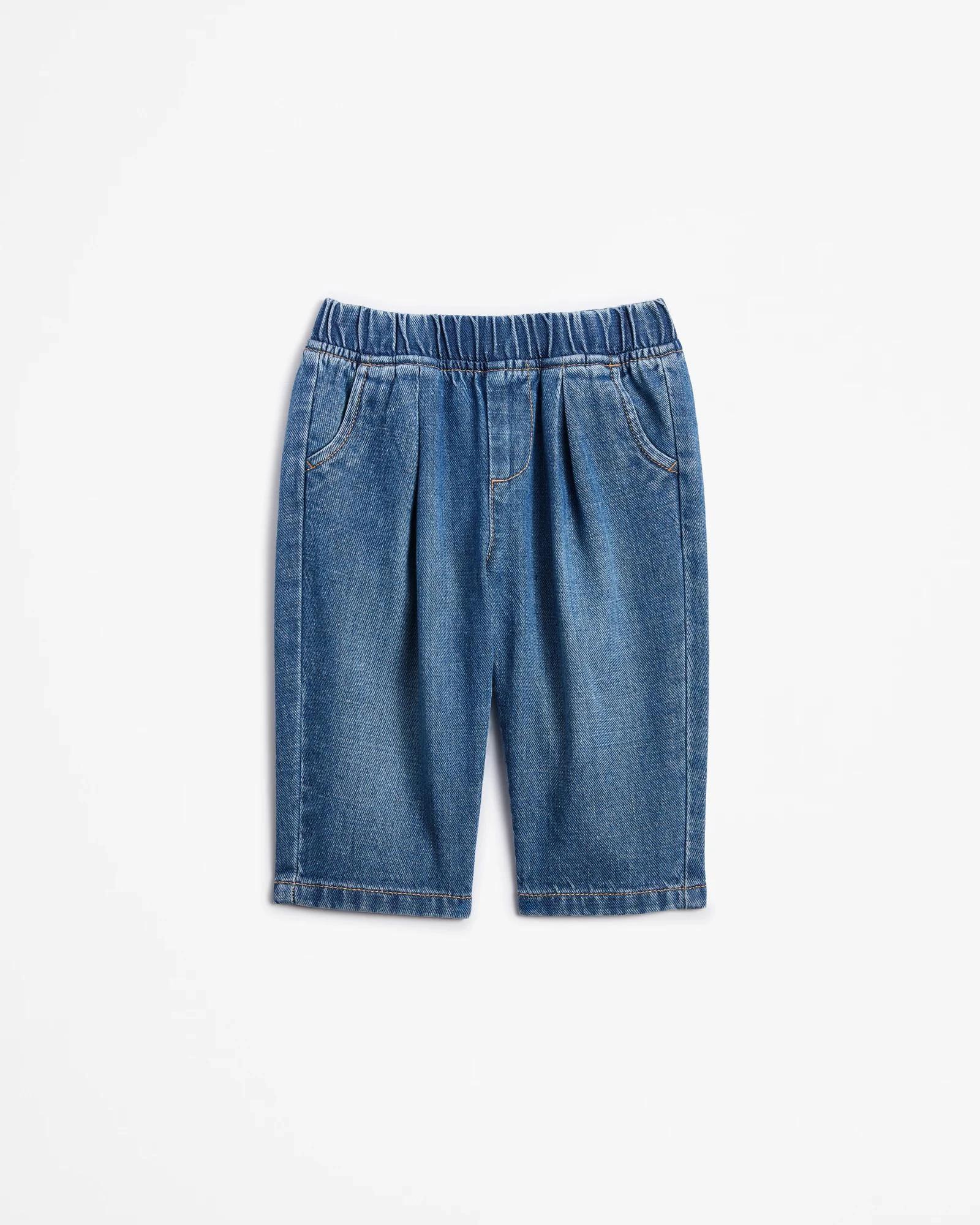 2 Target Baby Relaxed Denim Pants - Indigo INDIGO MID DENIM, 2 of 4