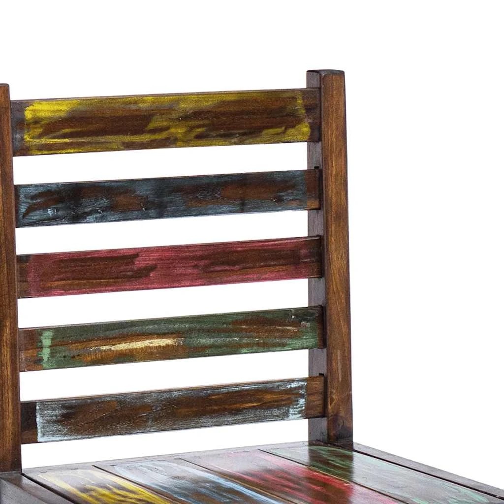 10 Vidaxl Dining Chairs 2 Pcs Solid Reclaimed Wood - Multi, 10 of 10
