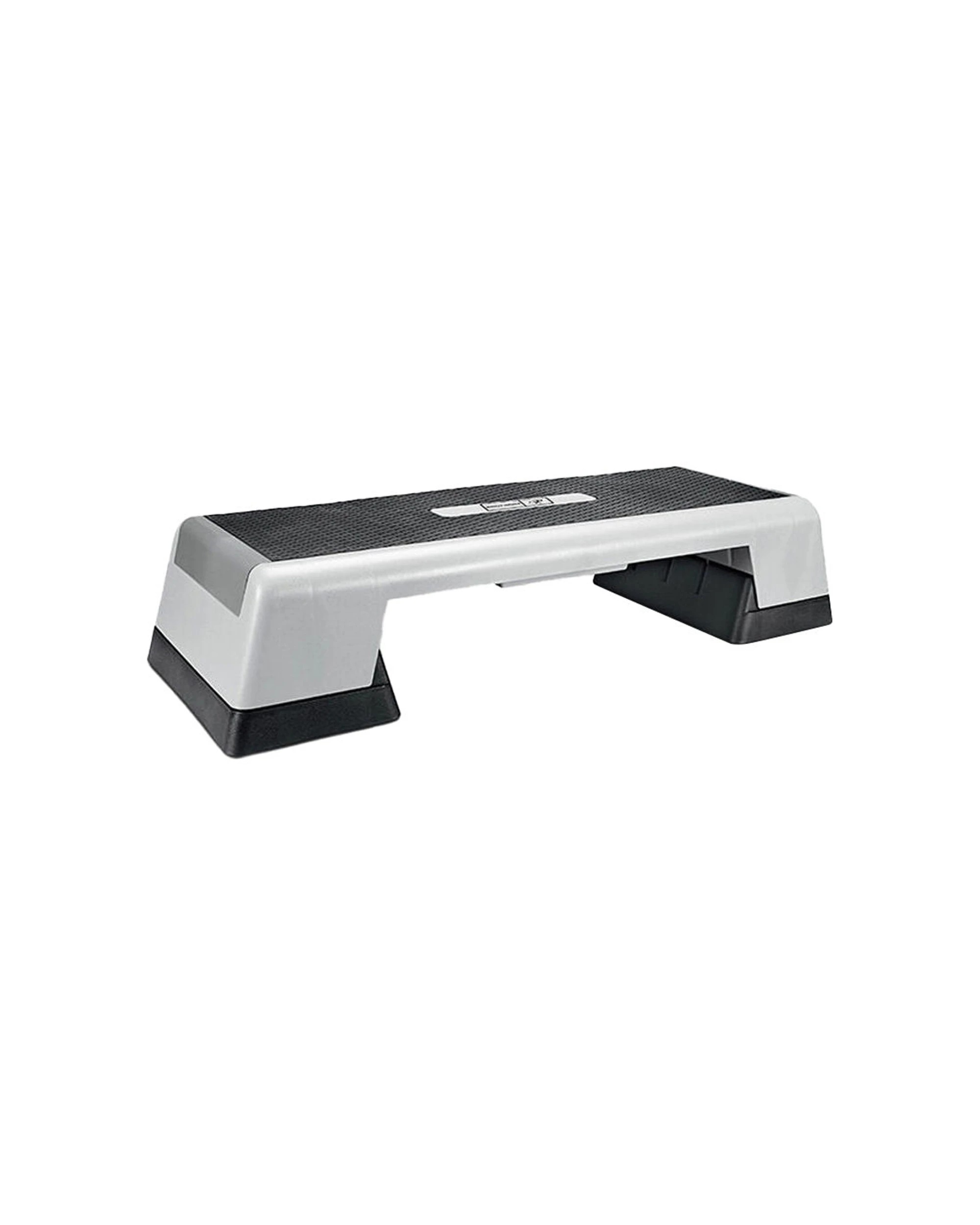 1 BODYWORX Aerobic Step Adjustable 3 Heights Non-Skid Home Gym 97x36cm Max 100kg - White, 1 of 2