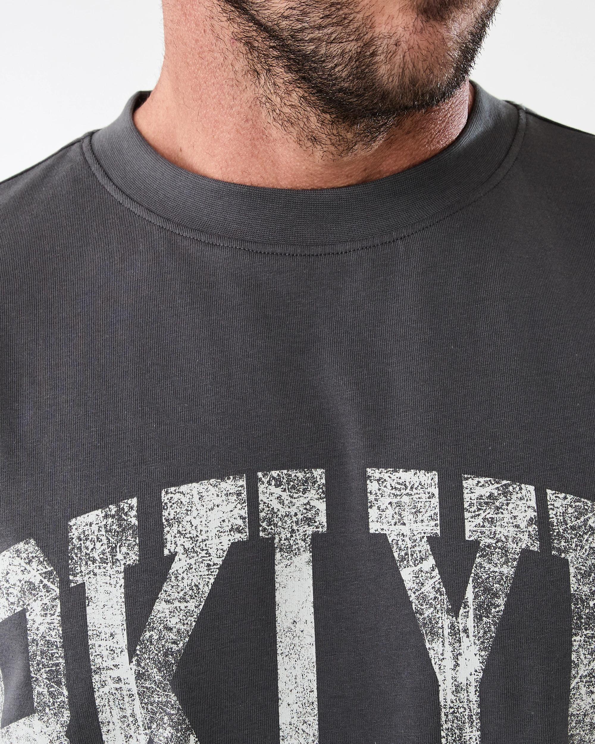 5 Oversized Printed T-shirt Gry Bky, 5 of 6