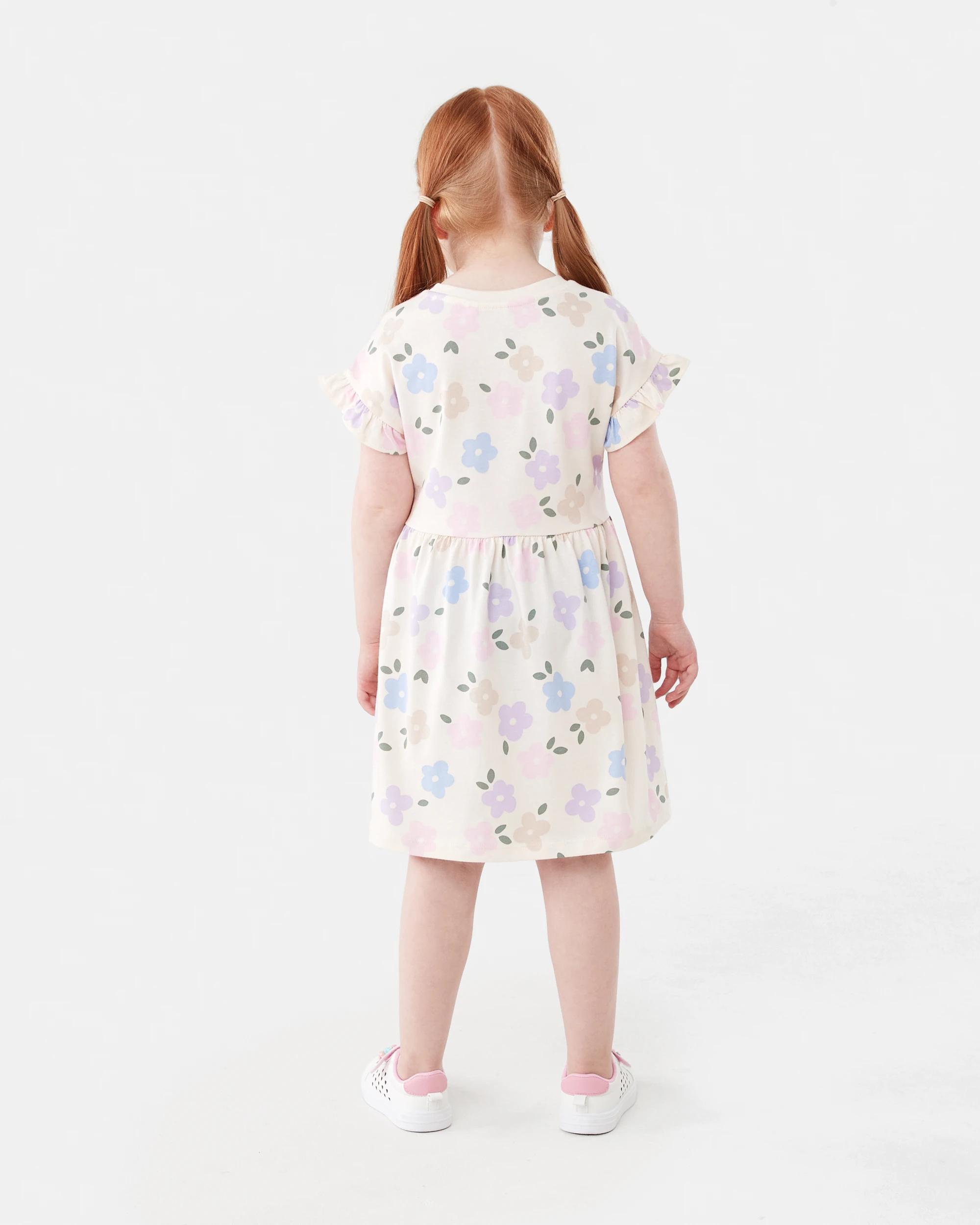 8 Jersey Dress Bge Floral, 8 of 8