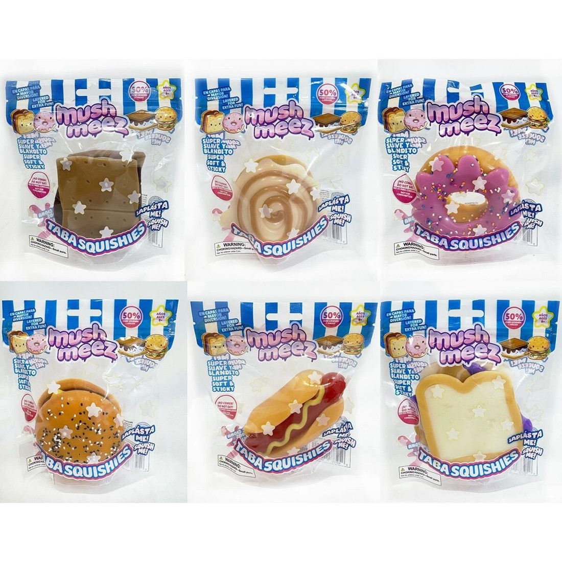 1 Mushmeez Taba Squishies - Assorted, 1 of 10