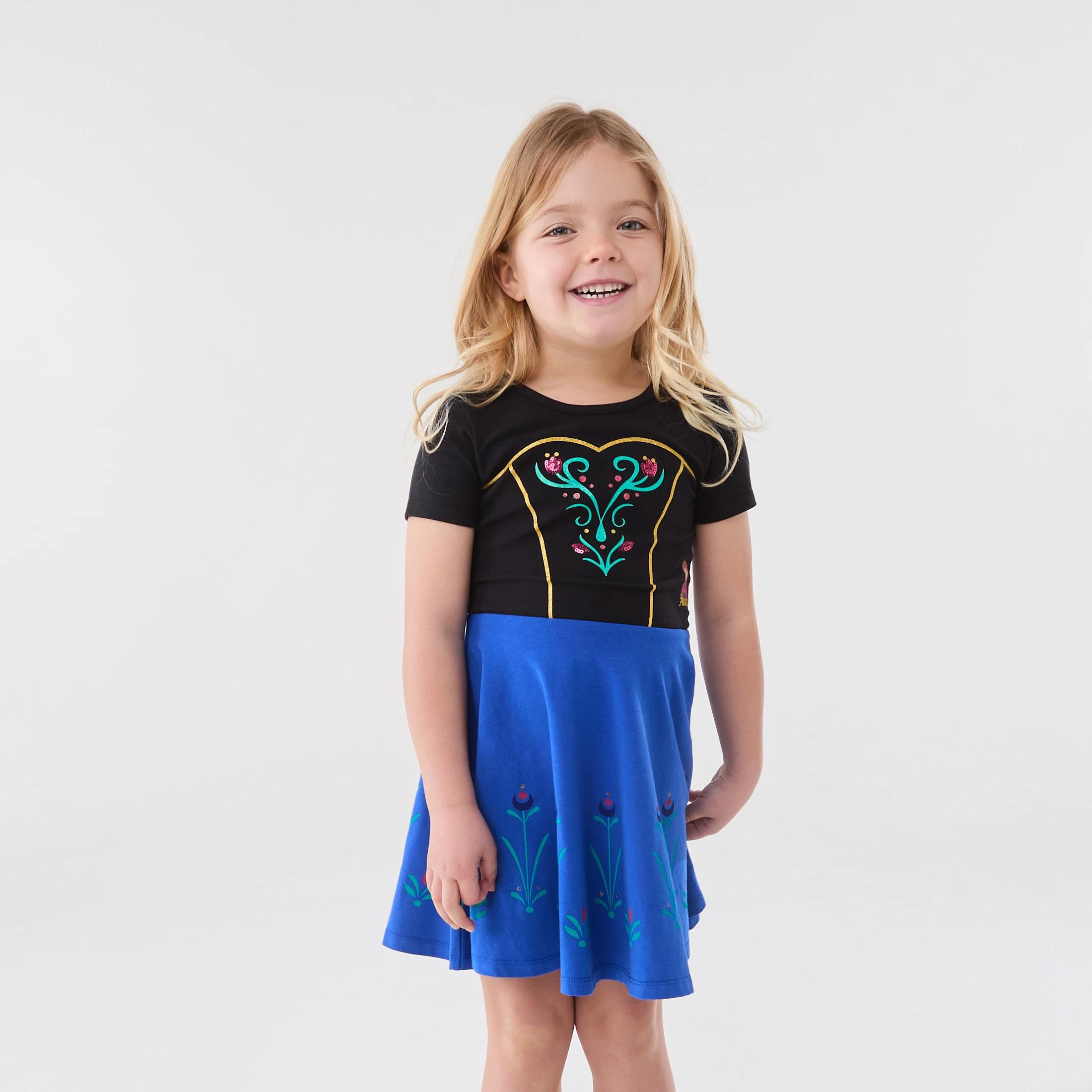 1 Frozen License Elsa Dress ANNA SKATER DRESS, 1 of 7