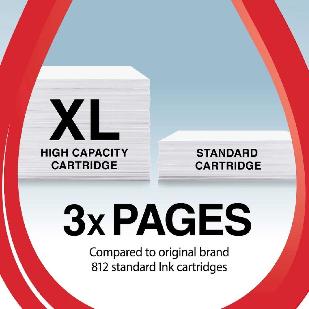 4 Calidad Epson Alternative 812XL Ink Cartridges 4 Pack, 4 of 7