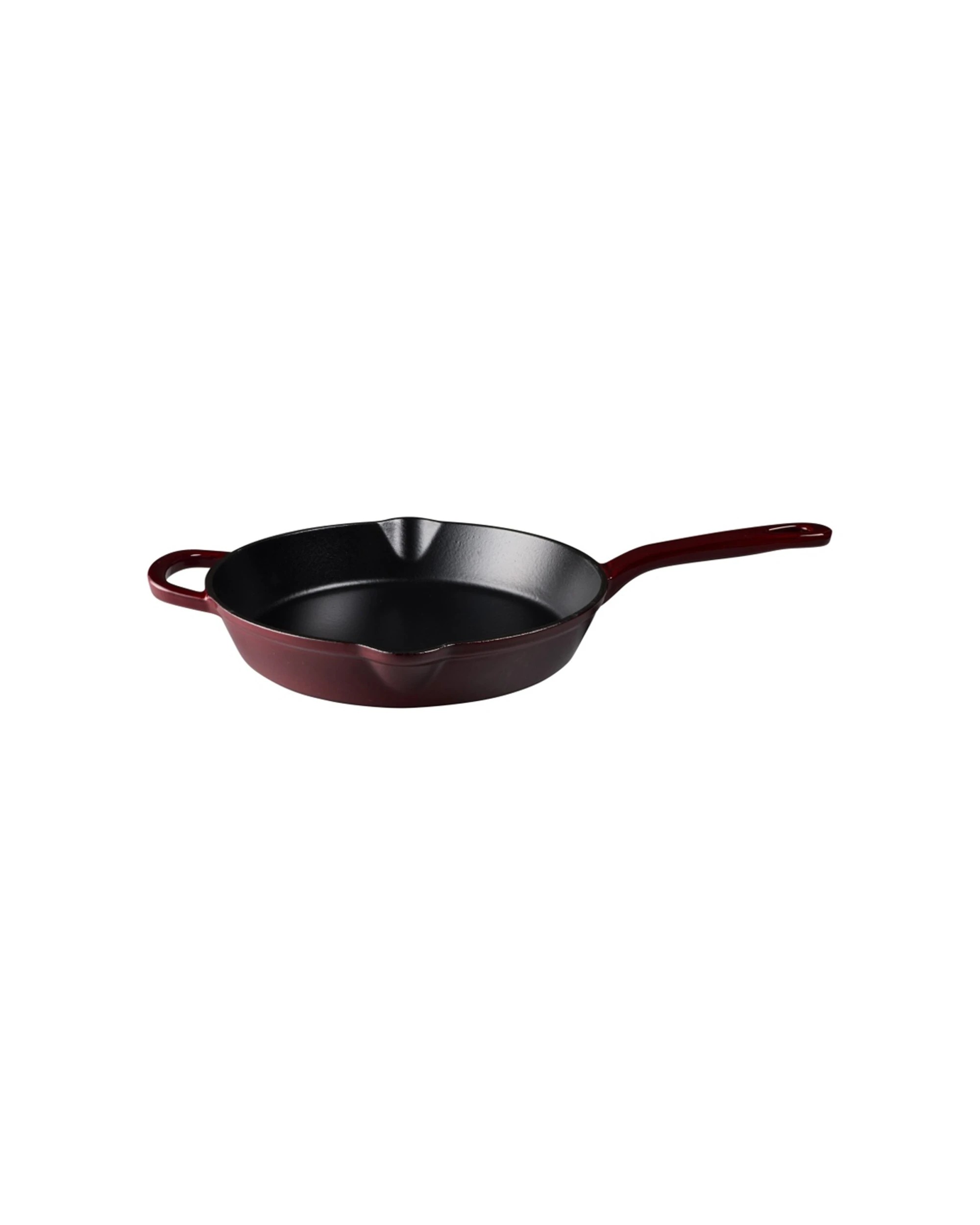 1 Maxwell & Williams Durable Cast Iron Frypan Cookware 26cm Merlot - Burgundy, 1 of 6