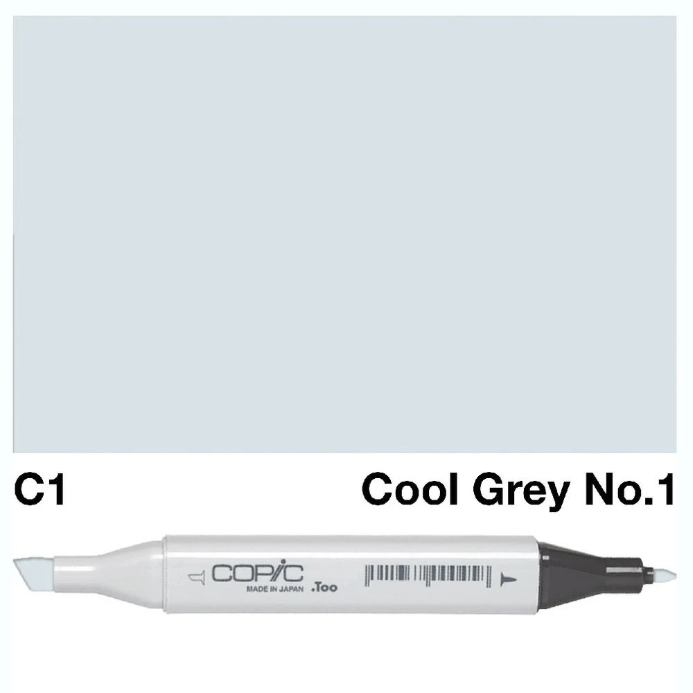 3 Copic Classic Original Dual Nib Marker C1 Cool Gray No.1, 3 of 3