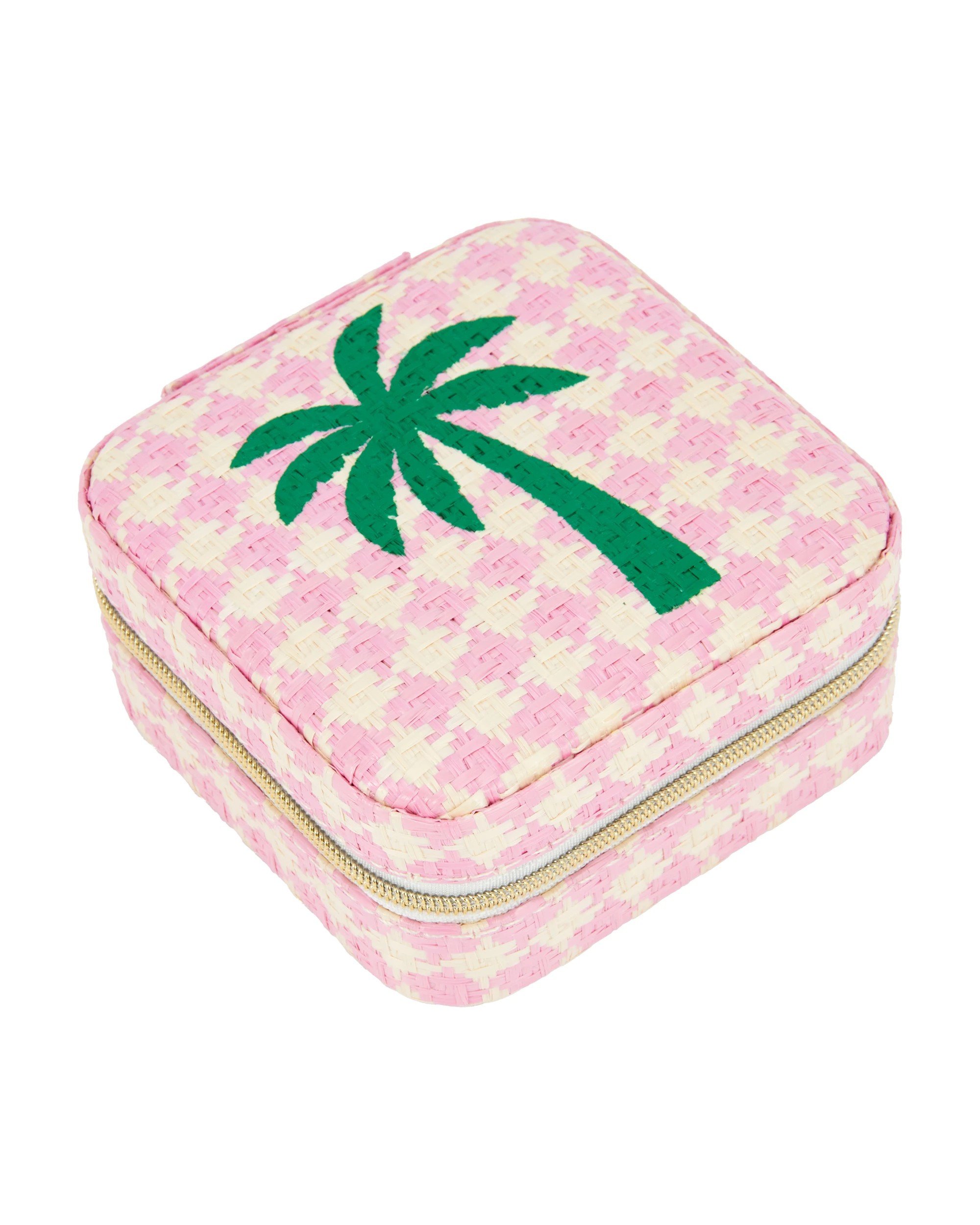 2 Small Woven Jewellery Box - Palm, 2 of 6