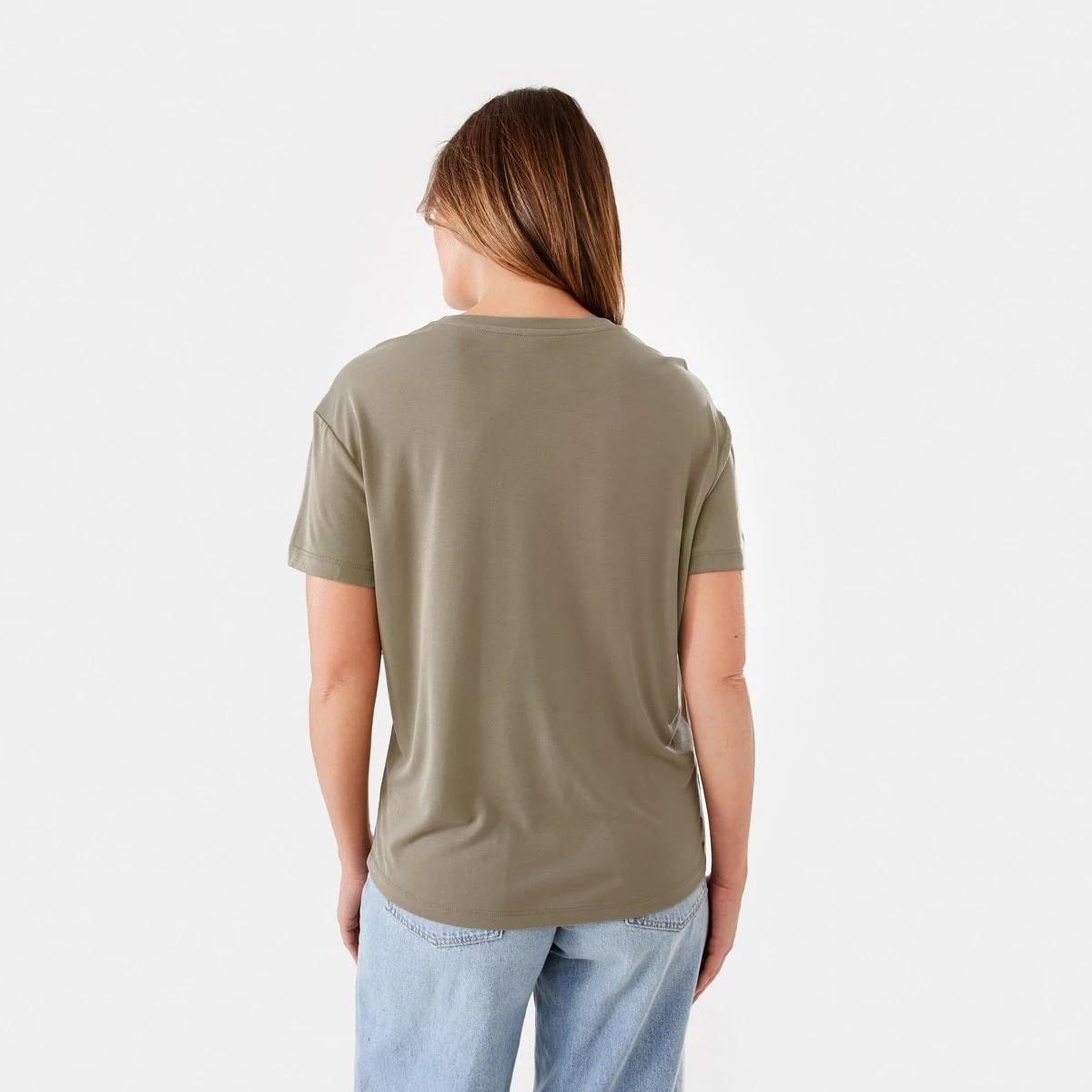 3 Short Sleeve Drape T-shirt Pave Grey, 3 of 6