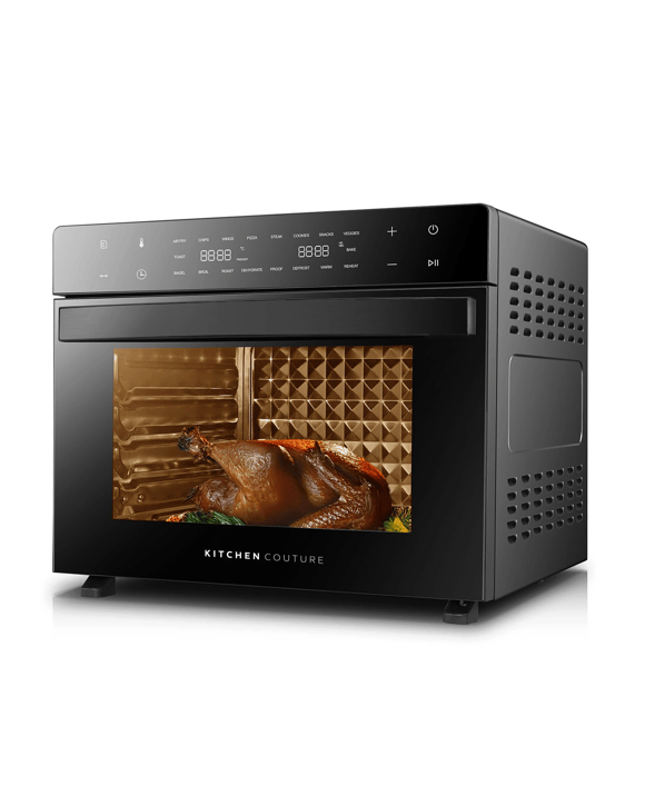Kitchen Couture 45 Litre Multifunctional Air Fryer Oven Big Papa Digital Black - Black