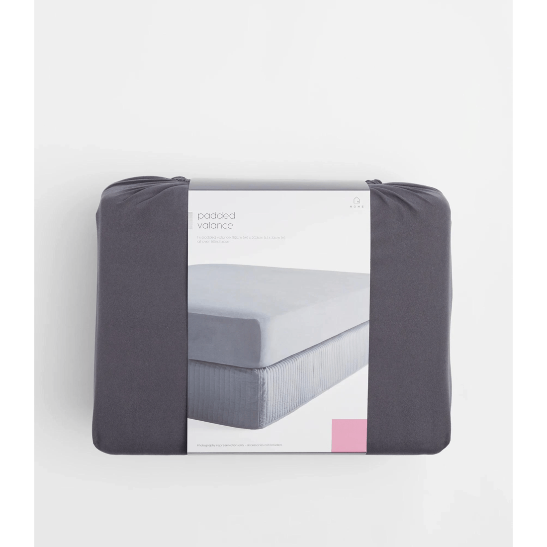 3 Target Padded Valance - Grey, 3 of 3