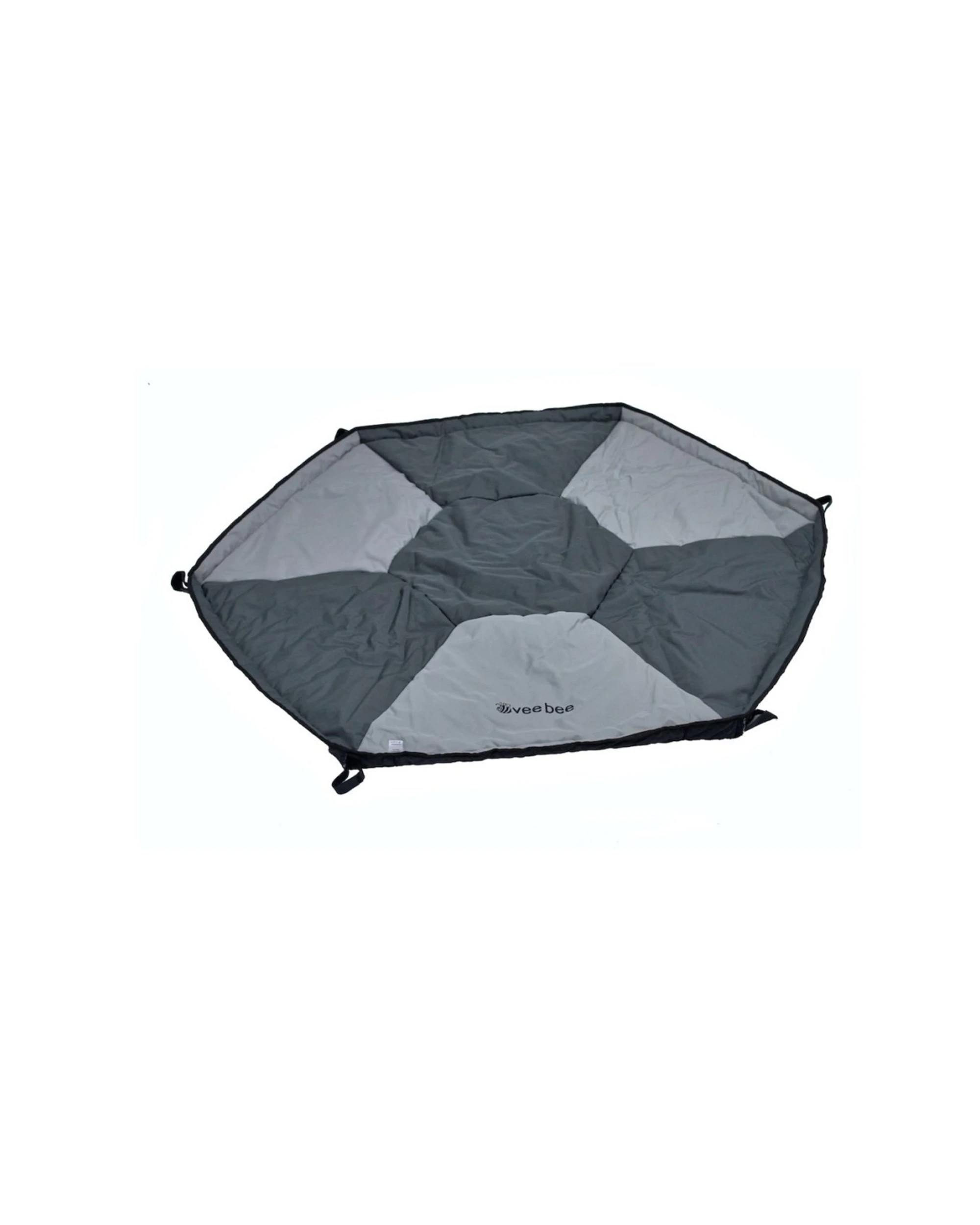 1 VeeBee Padded Foldable Mat For 6 Sided Play Yard Playpen - Grey, 1 of 2
