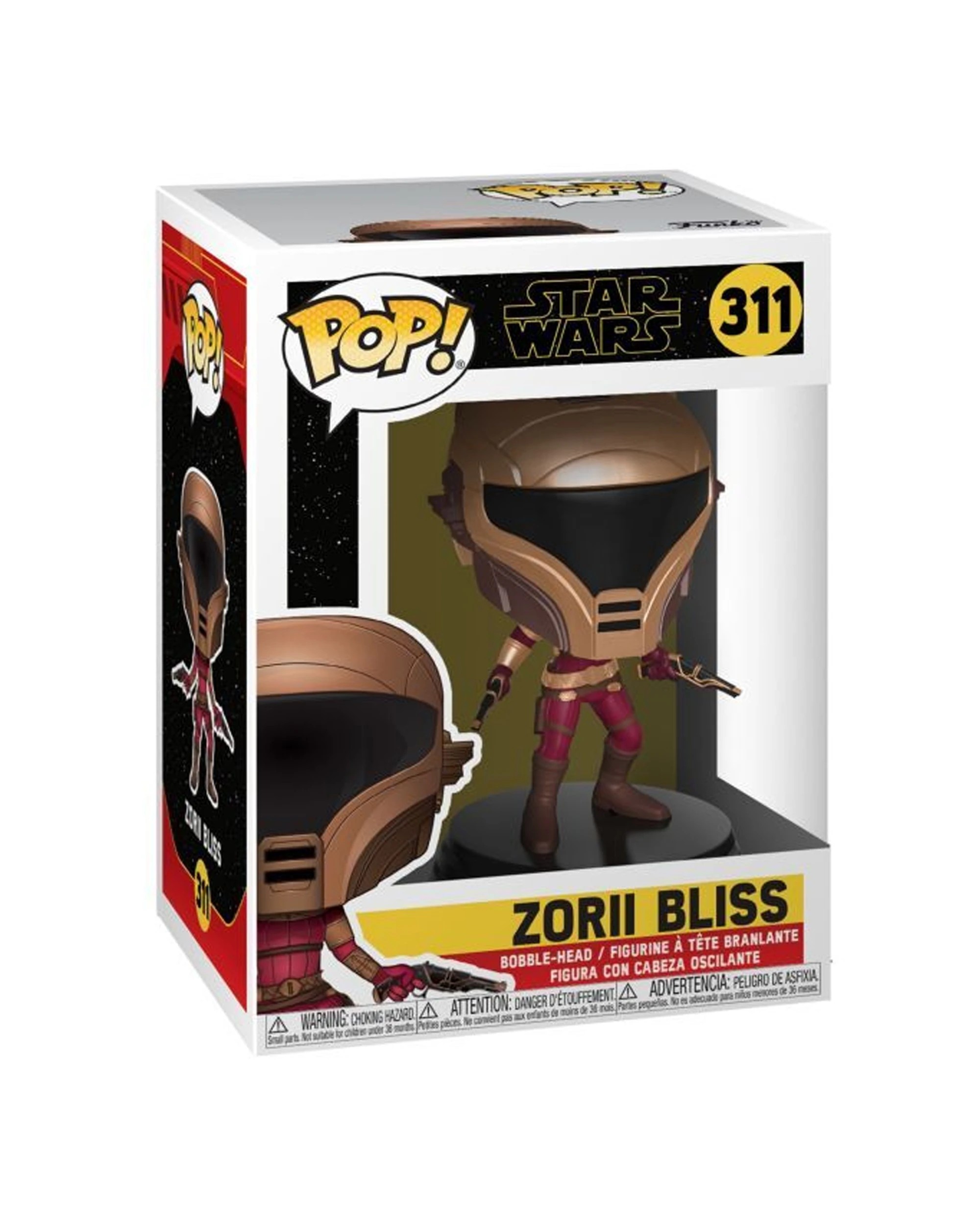 3 Pop Vinyl Figurine Star Wars Zorii Bliss Episode IX 10cm Action Figure - Multi, 3 of 3