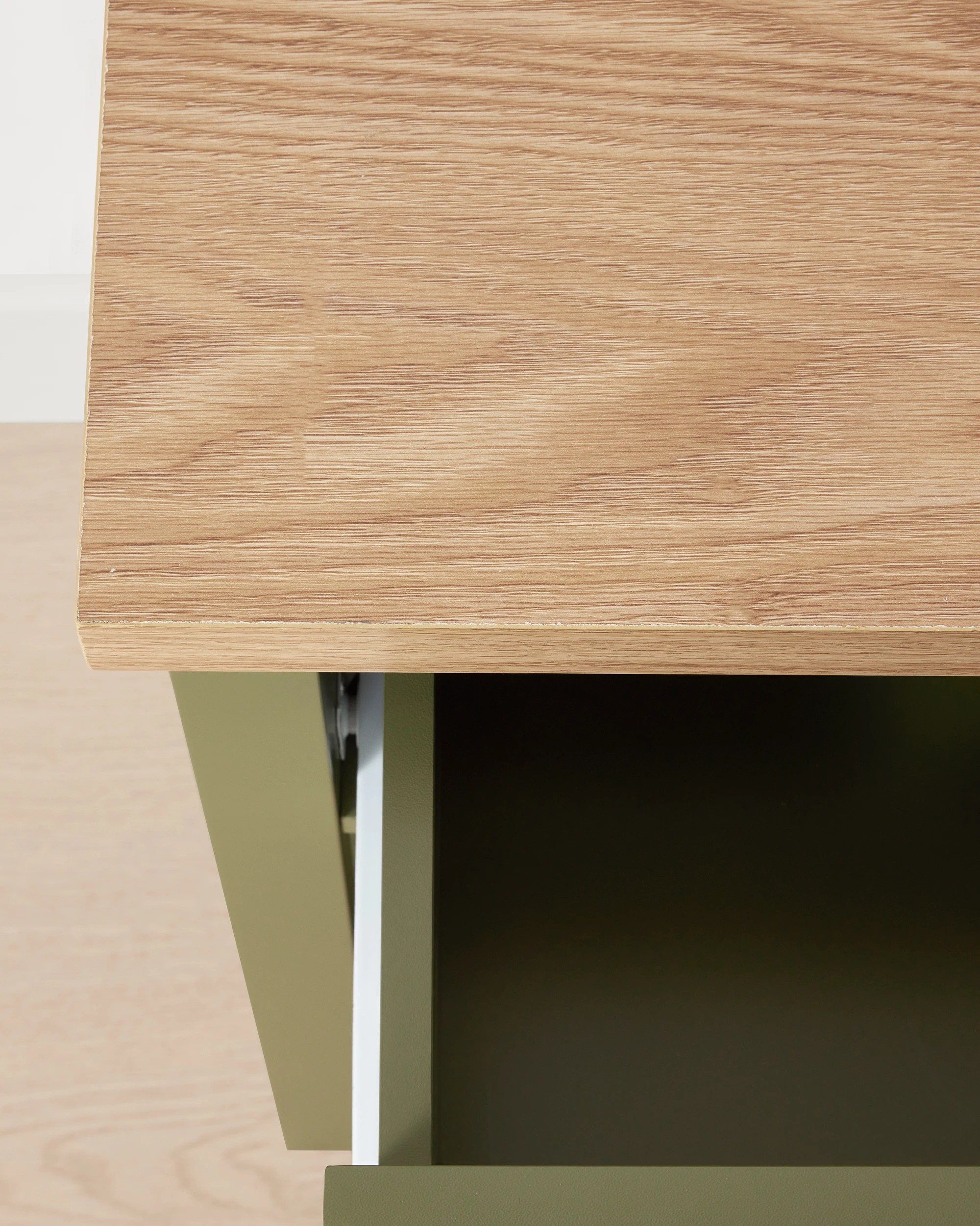 7 Oliver Bedside Table - Olive Green, 7 of 9