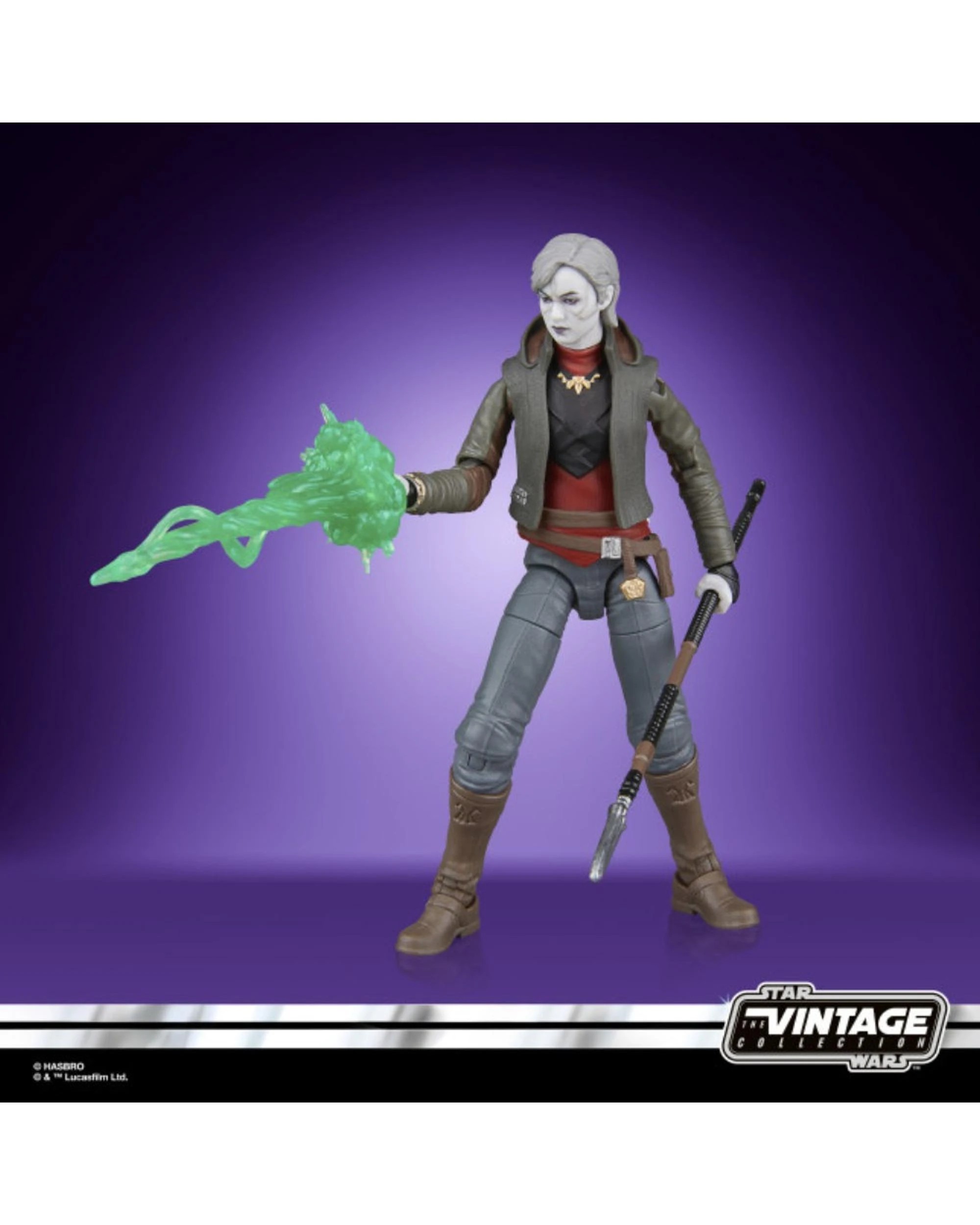 3 Star Wars The Vintage Collection: Jedi Survivor Nightsister Merrin Action Figure, 3 of 8